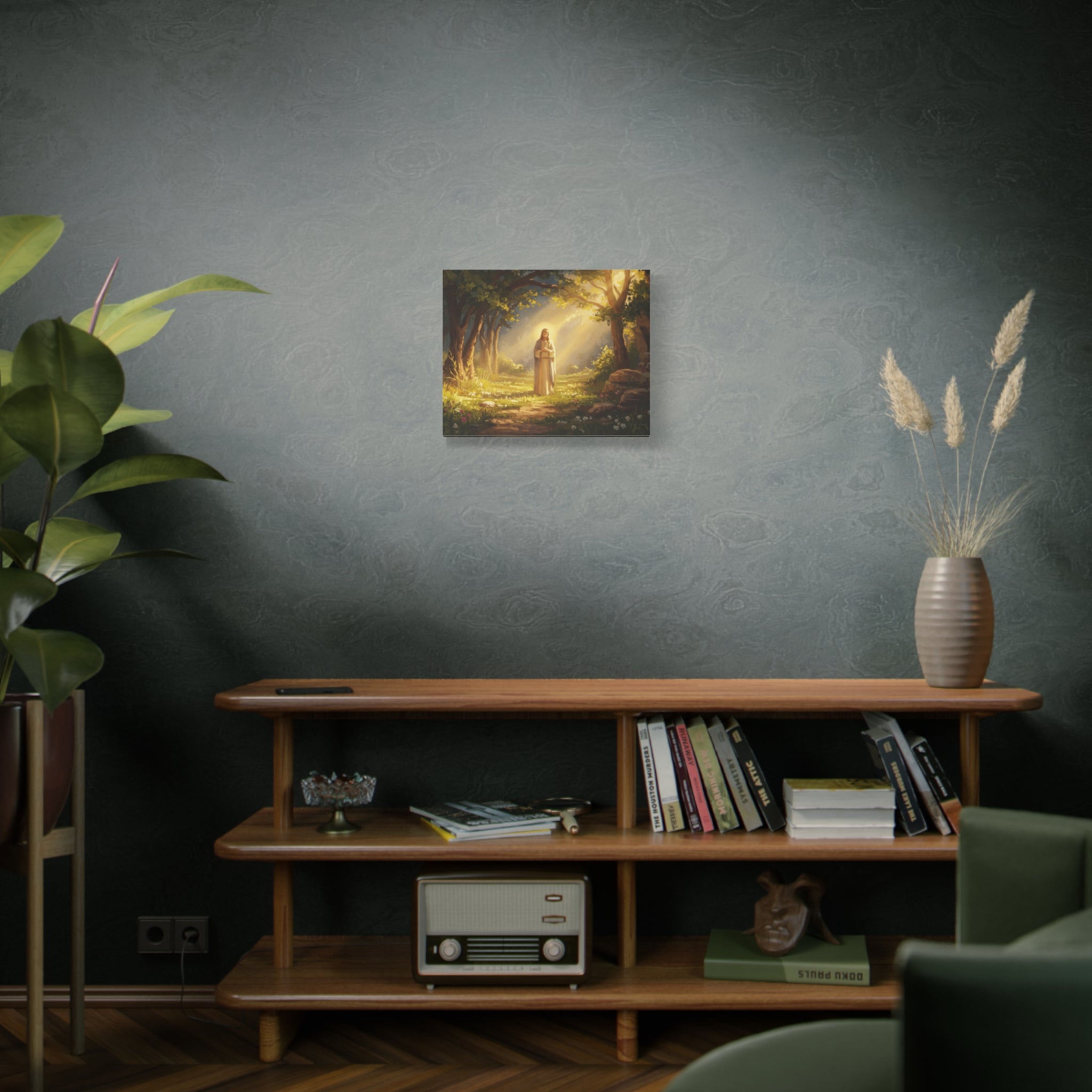 Serene Canvas Art Print, Inspirational Decor, Religious Wall Art, Nature Scene, Spiritual Home Decor, Gift for Believers