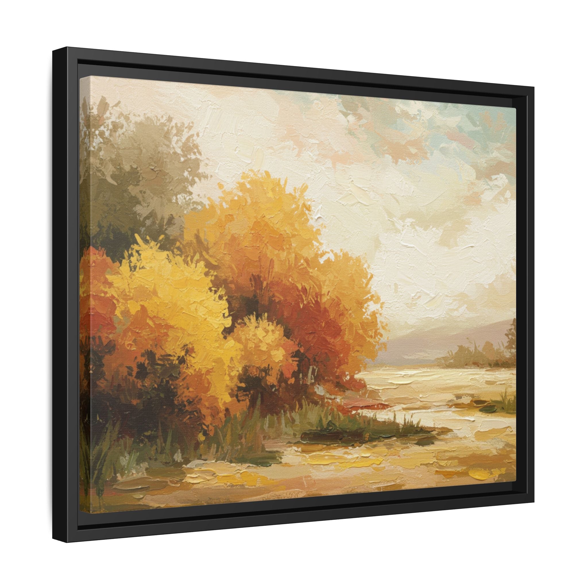 Autumn Landscape Framed Canvas Print, Perfect for Home Decor, Original Art, Gift for Nature Lovers, Wall Art, Fall Decor