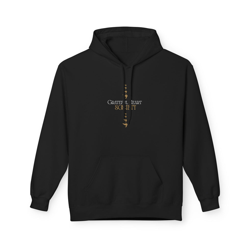 Grateful Heart Society Hoodie – Unisex Faith & Gratitude  Cozy Sweatshirt, Inspirational Spiritual Apparel,  Motivational Gift