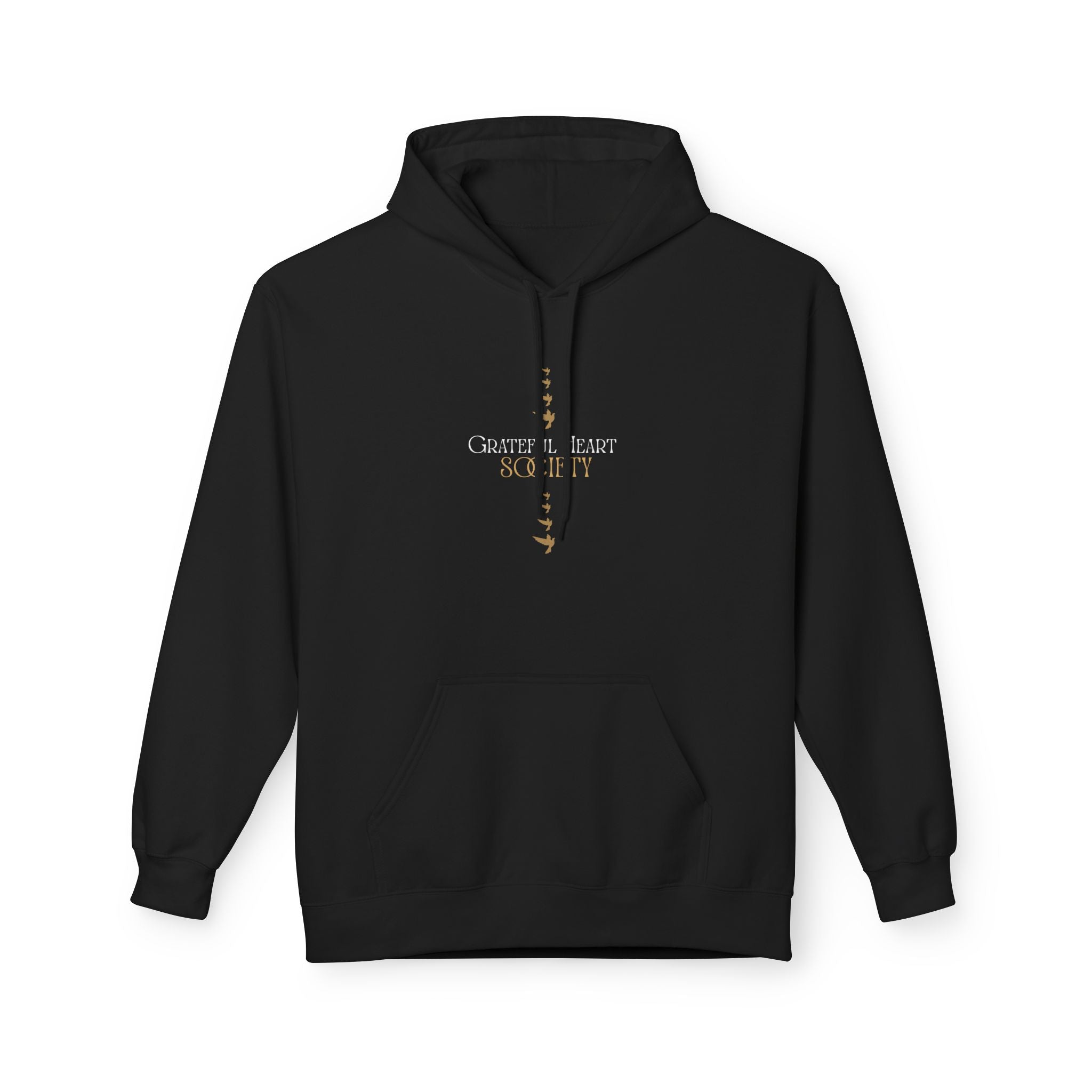 Grateful Heart Society Hoodie – Unisex Faith & Gratitude  Cozy Sweatshirt, Inspirational Spiritual Apparel,  Motivational Gift