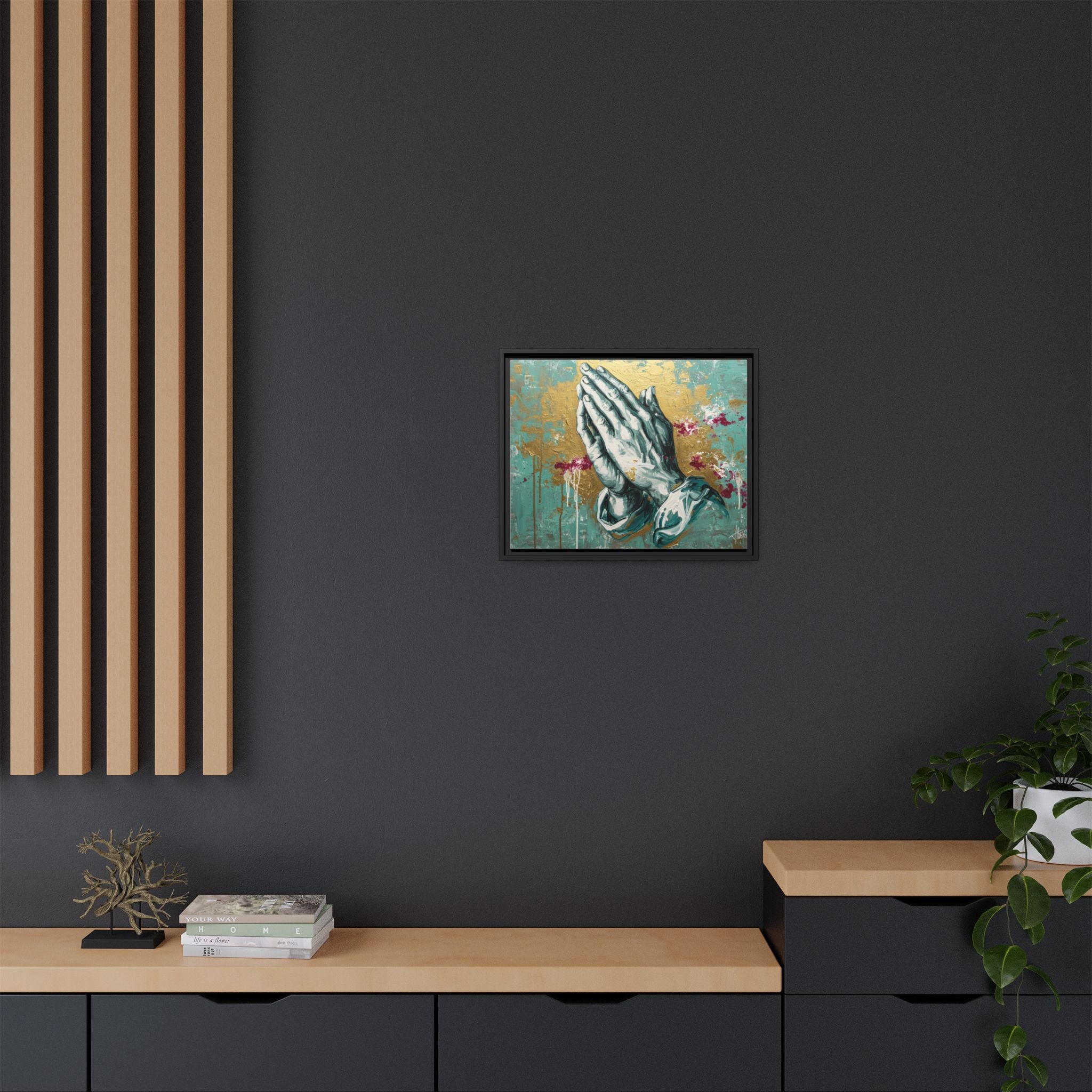 Framed Matte Canvas Art - Multi-Color Religious Wall Decor, Unique Gift for Faith Lovers, Home Decoration, Christian Art, [...]