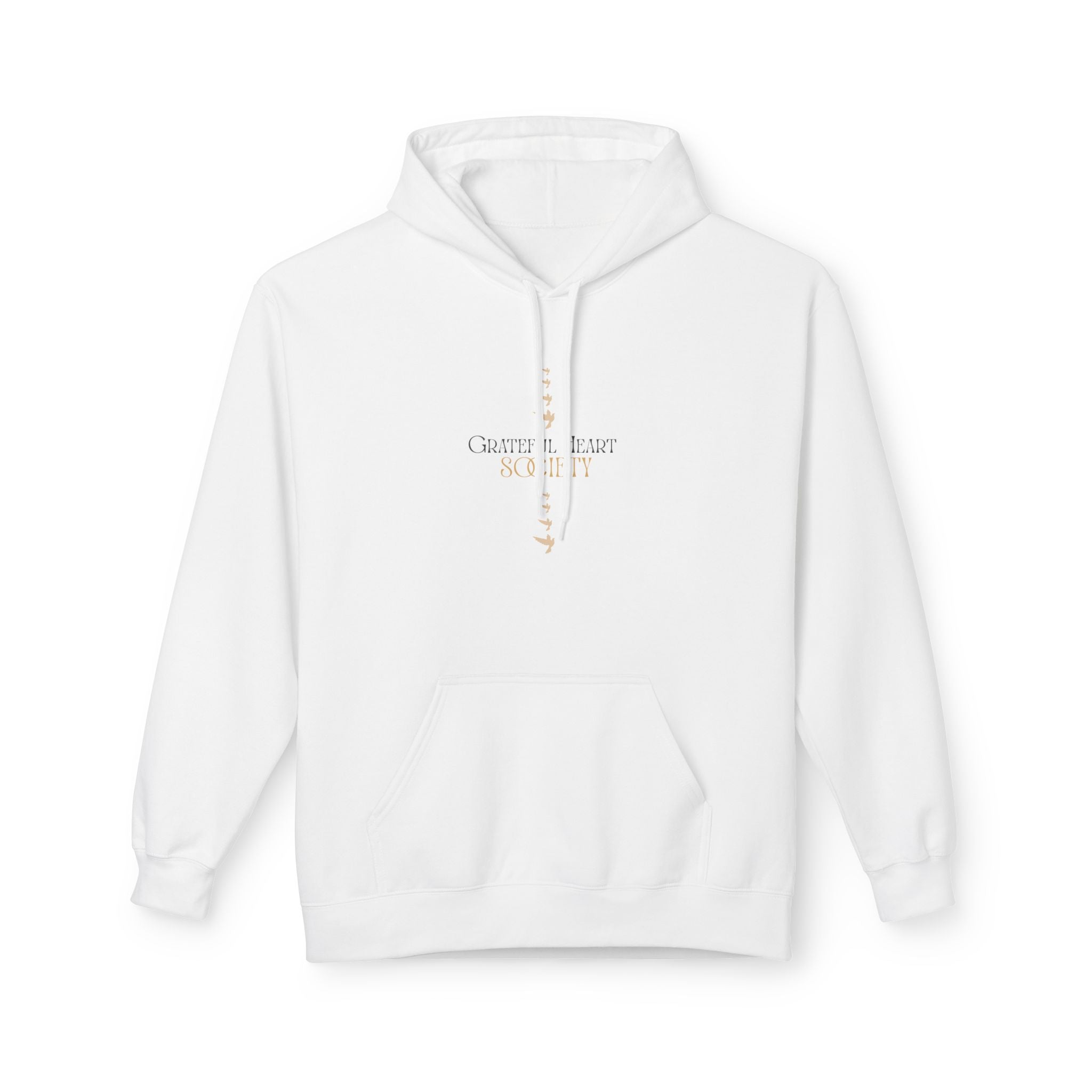 Grateful Heart Society Hoodie – Unisex Faith & Gratitude  Cozy Sweatshirt, Inspirational Spiritual Apparel,  Motivational Gift