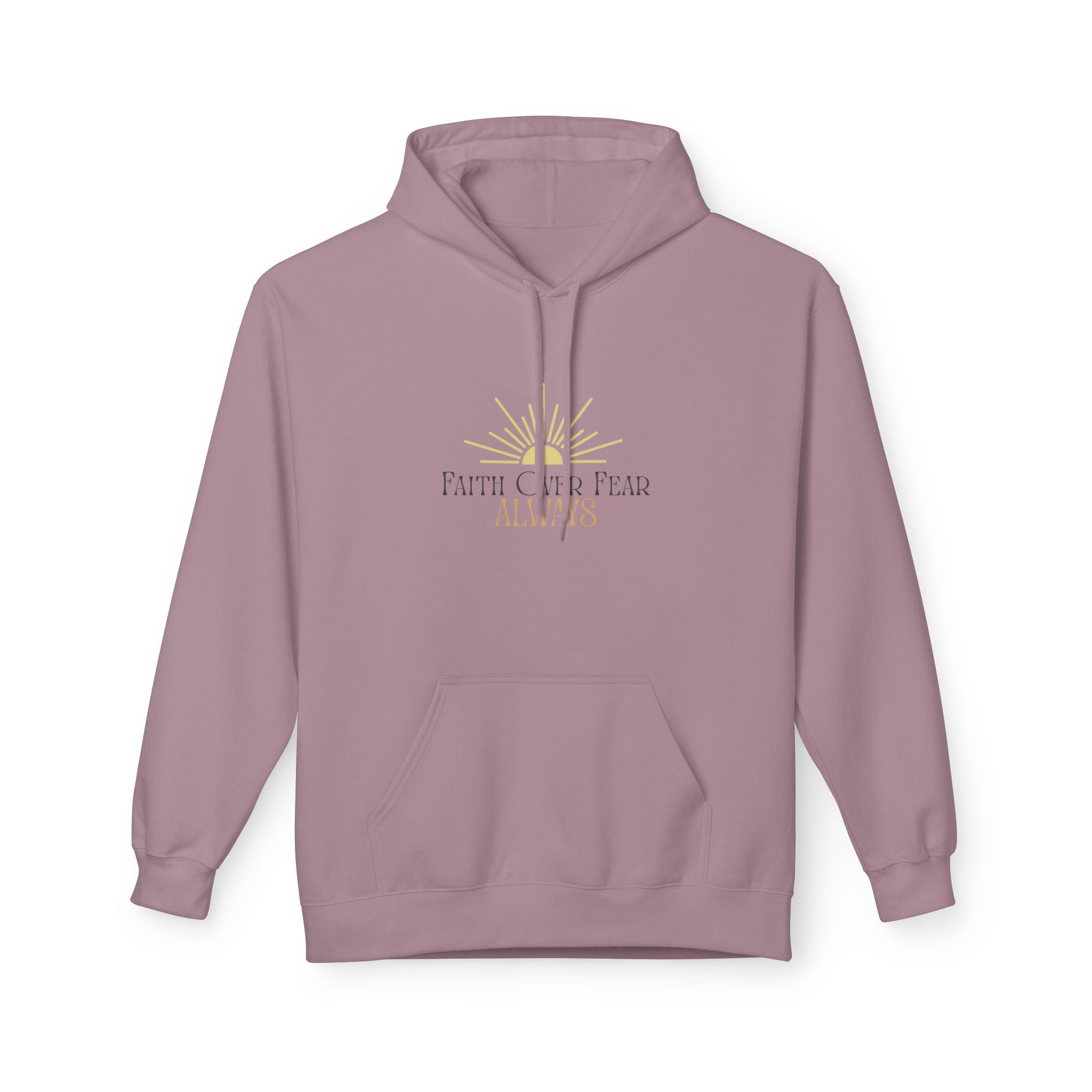 Faith Over Fear Hoodie, Inspirational Apparel, Unisex Hoodie, Cozy Sweatshirt, Motivational Gift
