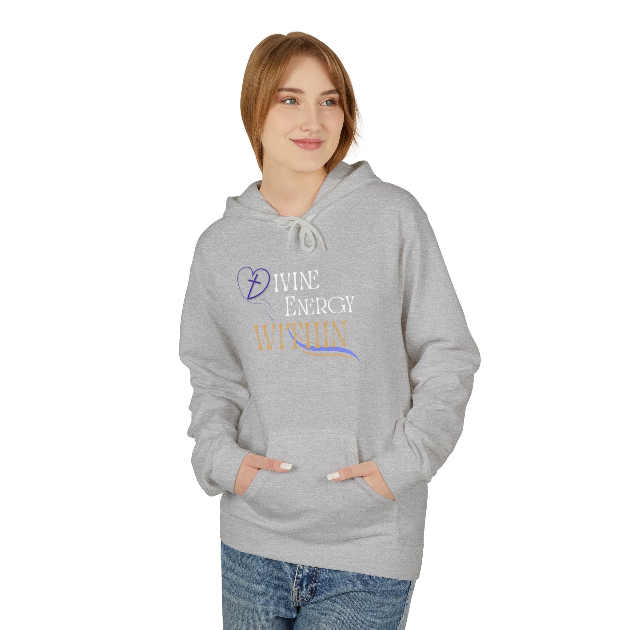 Divine Energy Within Hoodie – Unisex Spiritual Cozy  Sweatshirt, Faith & Light Collection, Inspirational Spiritual Apparel,  Motivational Gift