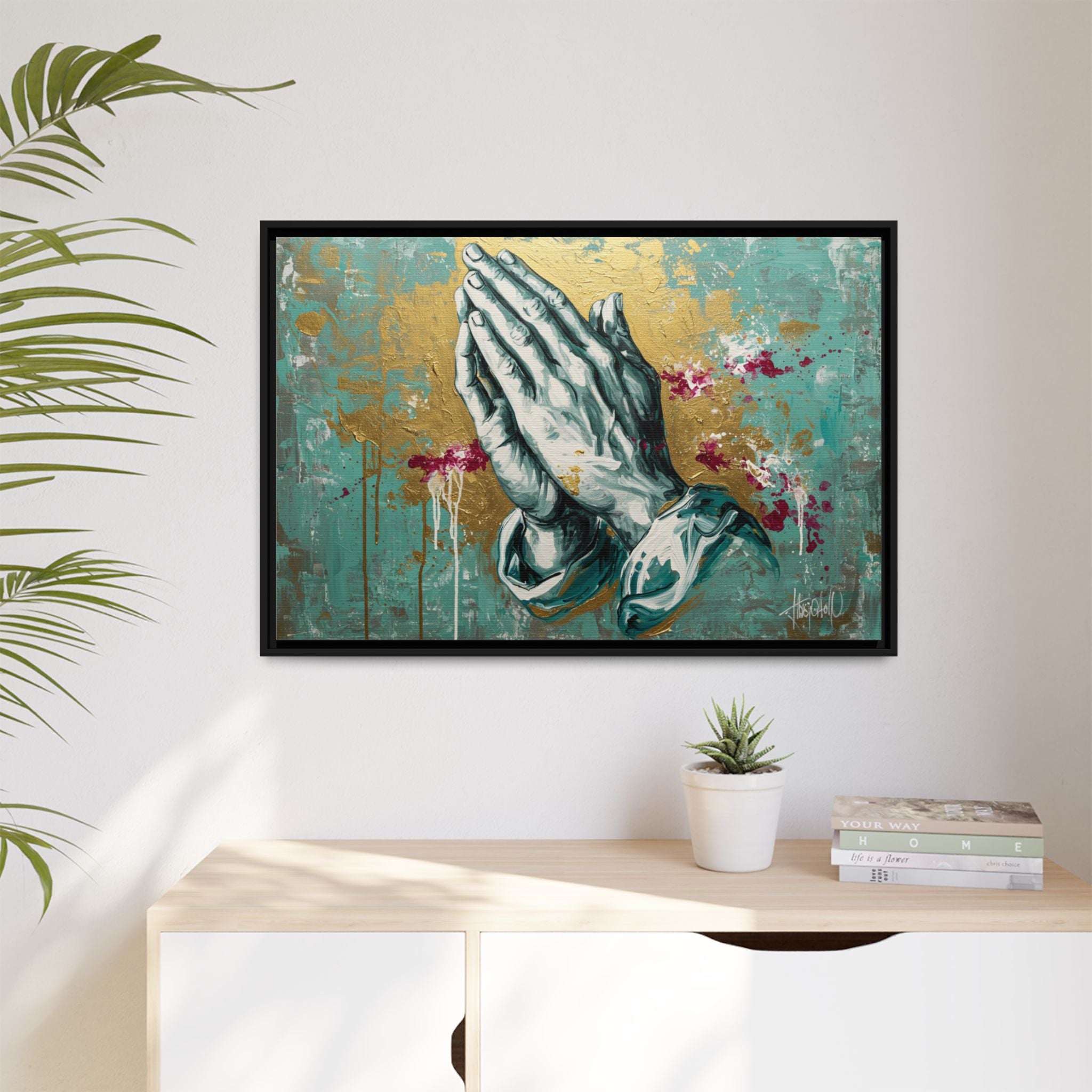 Framed Matte Canvas Art - Multi-Color Religious Wall Decor, Unique Gift for Faith Lovers, Home Decoration, Christian Art, [...]
