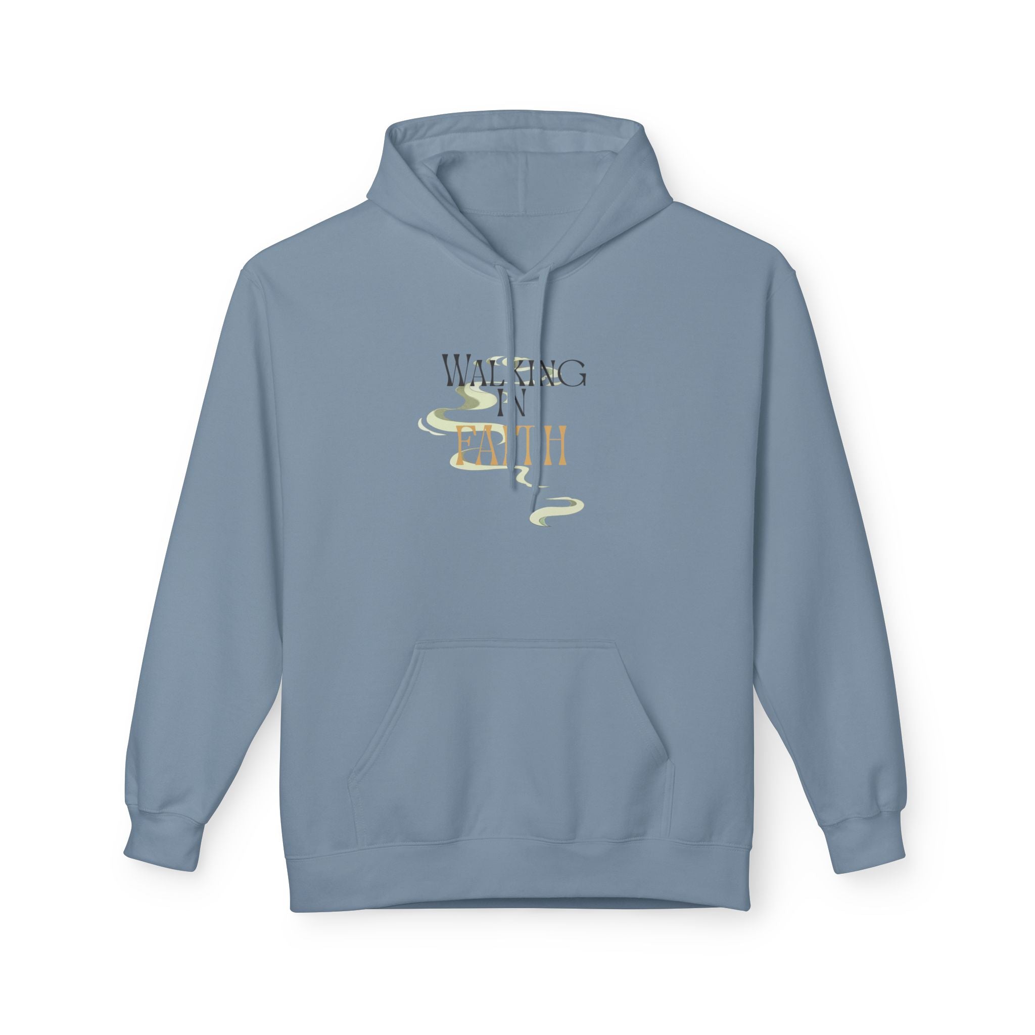 Walking in Faith Hoodie – Minimalist Unisex Sweatshirt, Christian Inspiration & Comfort ,  Inspirational Spiritual Apparel,  Motivational Gift