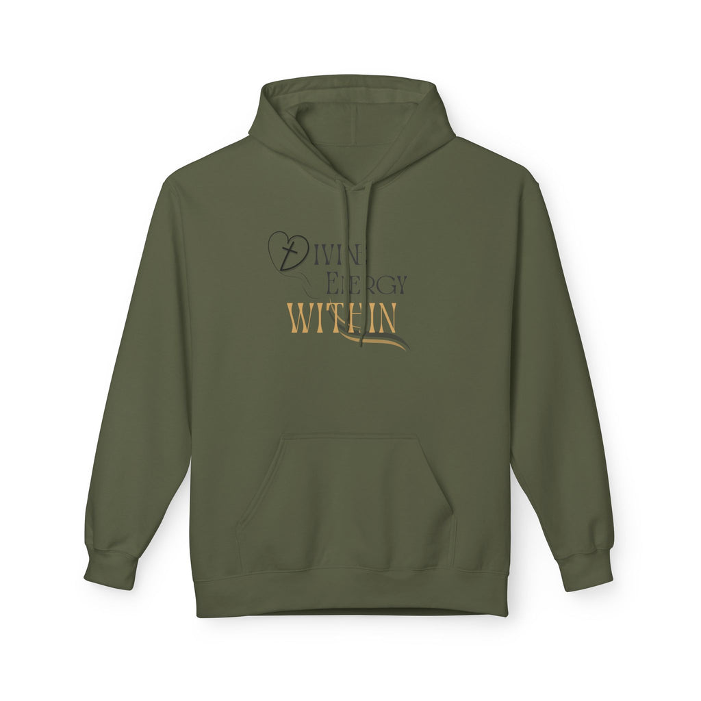 Divine Energy Within Hoodie – Unisex Spiritual Cozy  Sweatshirt, Faith & Light Collection, Inspirational Spiritual Apparel,  Motivational Gift