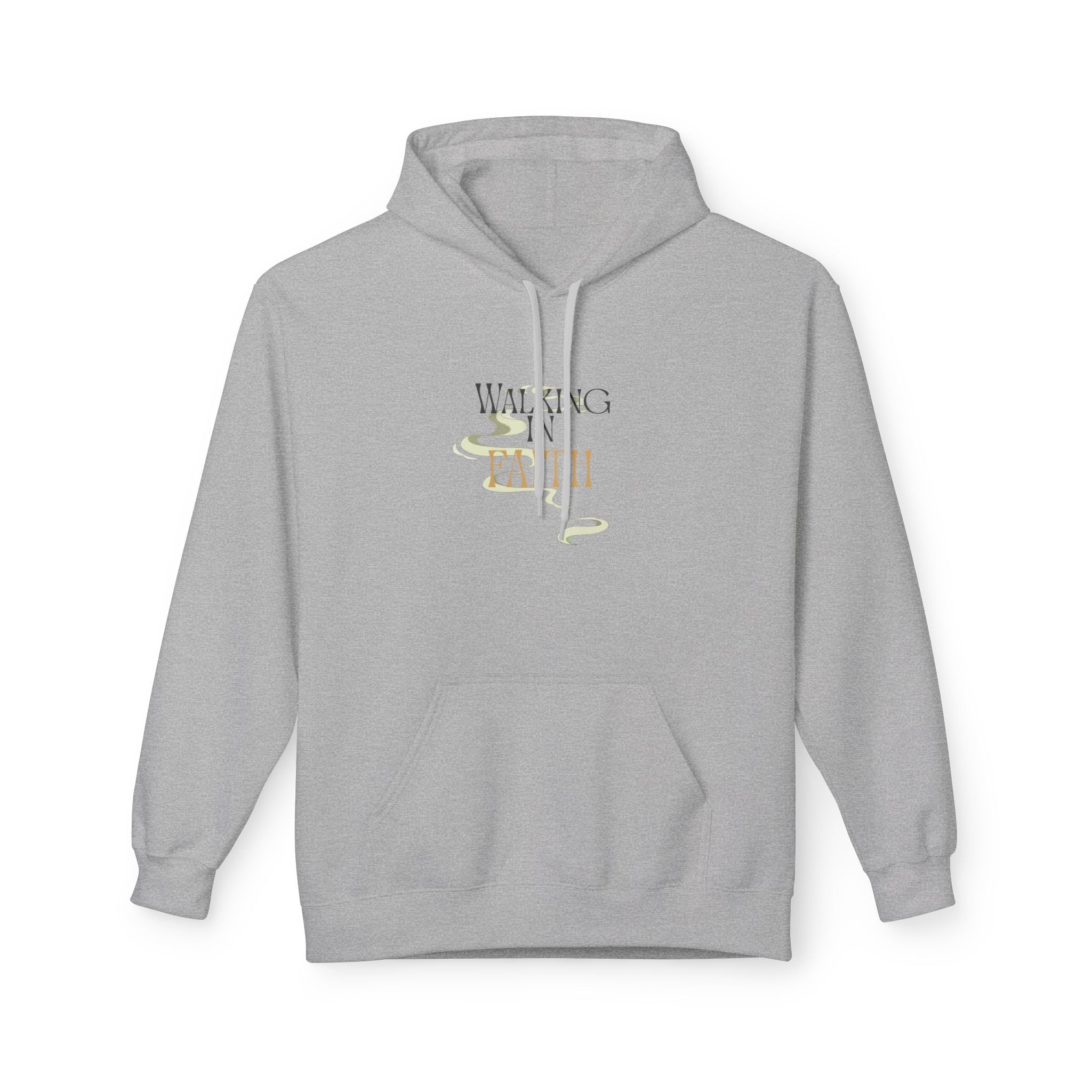 Walking in Faith Hoodie – Minimalist Unisex Sweatshirt, Christian Inspiration & Comfort ,  Inspirational Spiritual Apparel,  Motivational Gift