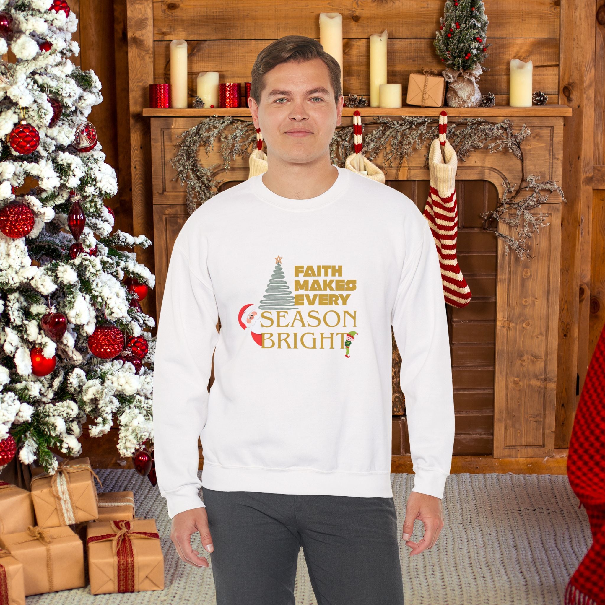 Crewneck Sweatshirt, Inspirational Sweatshirt, Faith-Based Apparel, Christian Gift, Cozy Church Wear