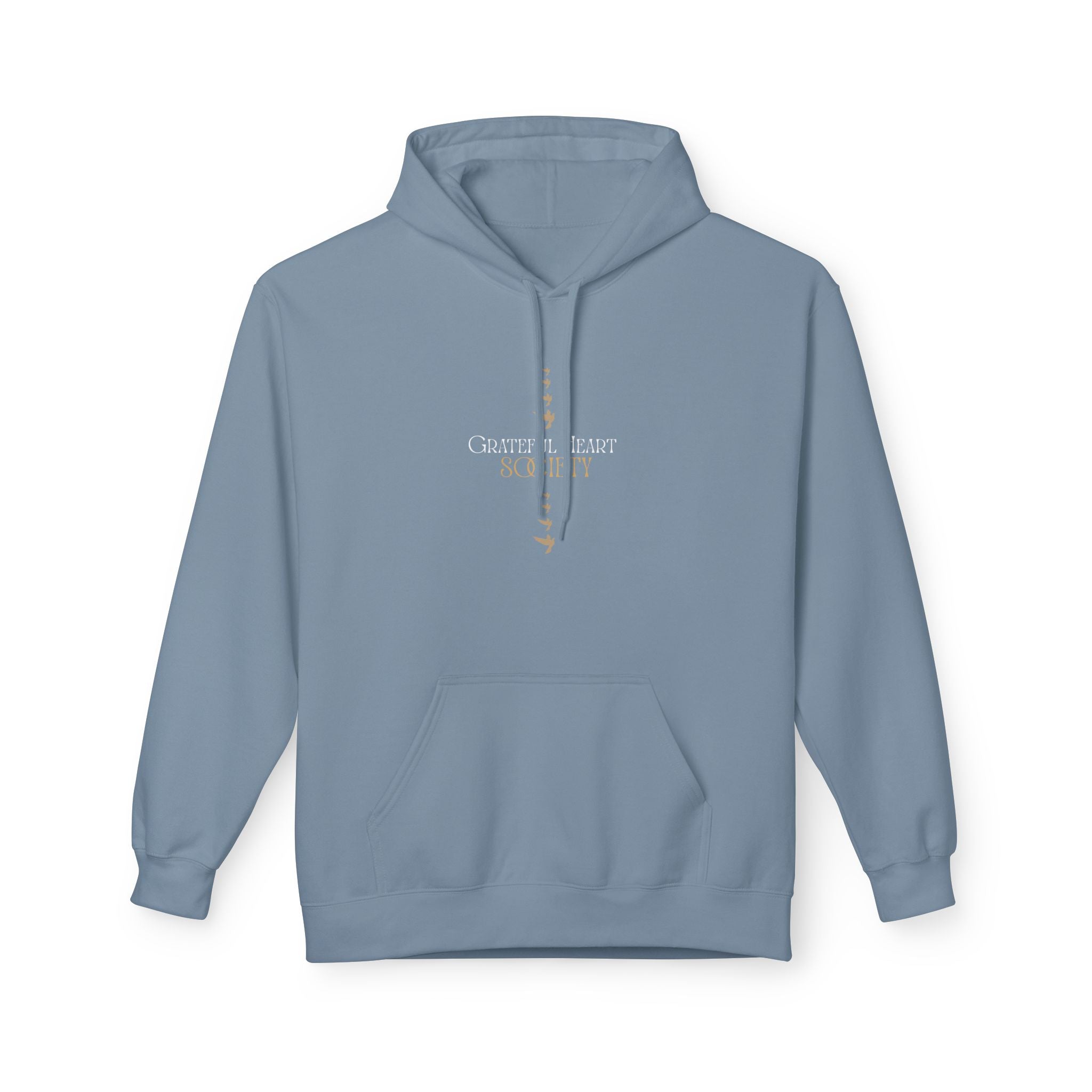 Grateful Heart Society Hoodie – Unisex Faith & Gratitude  Cozy Sweatshirt, Inspirational Spiritual Apparel,  Motivational Gift