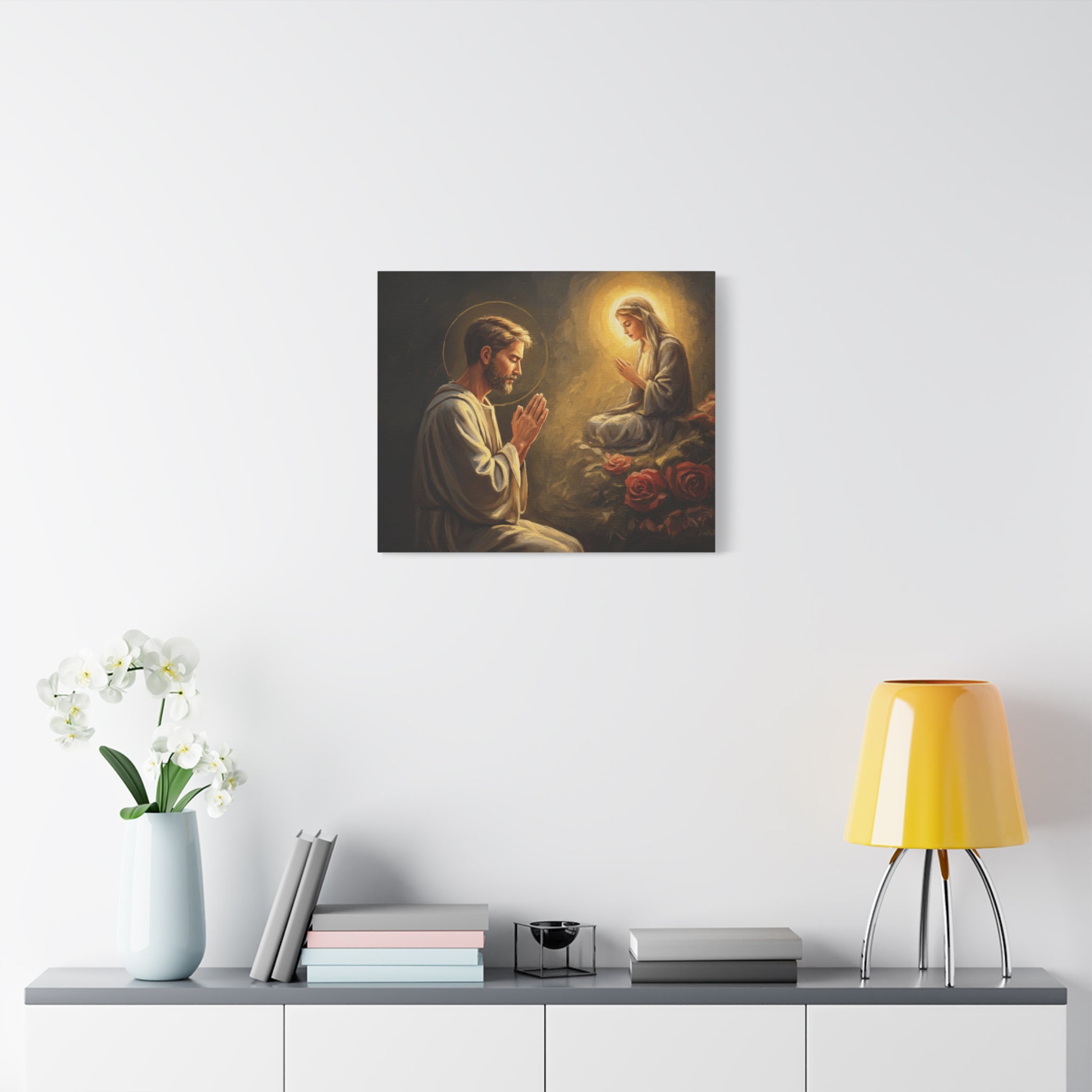 Faith-Inspired Matte Canvas Art, Spiritual Wall Decor, Prayer Artwork, Religious Gift, Home Blessing, Christian Decor