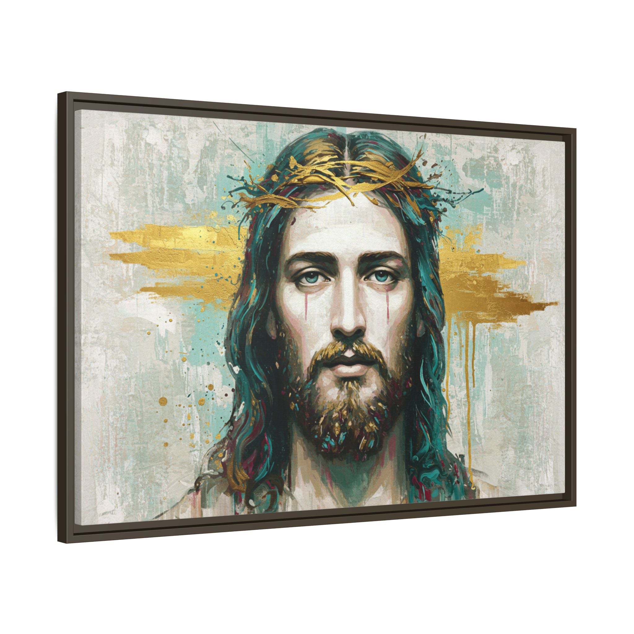 Jesus Face Framed Matte Canvas Art - Multi-Color Religious Wall Decor, Unique Gift for Faith Lovers, Home Decoration, Christian Art, [...]