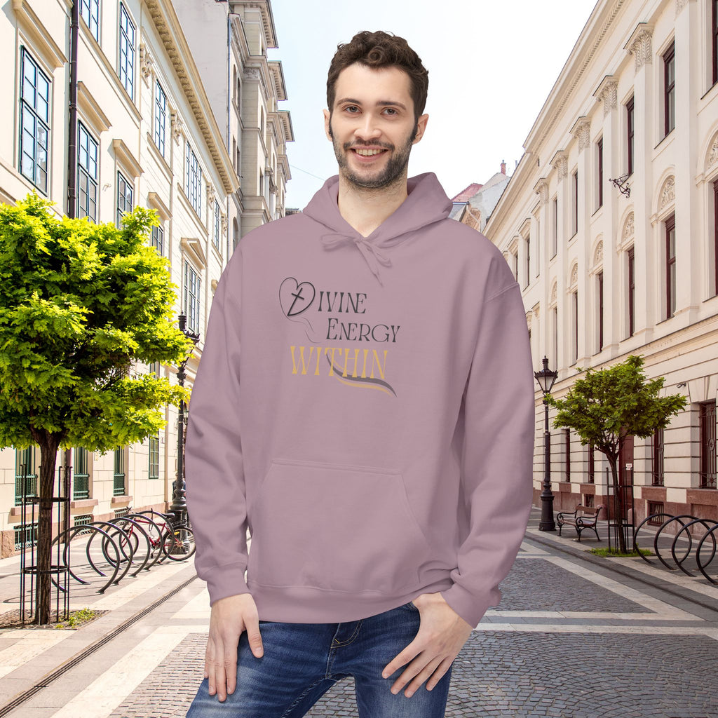 Divine Energy Within Hoodie – Unisex Spiritual Cozy  Sweatshirt, Faith & Light Collection, Inspirational Spiritual Apparel,  Motivational Gift