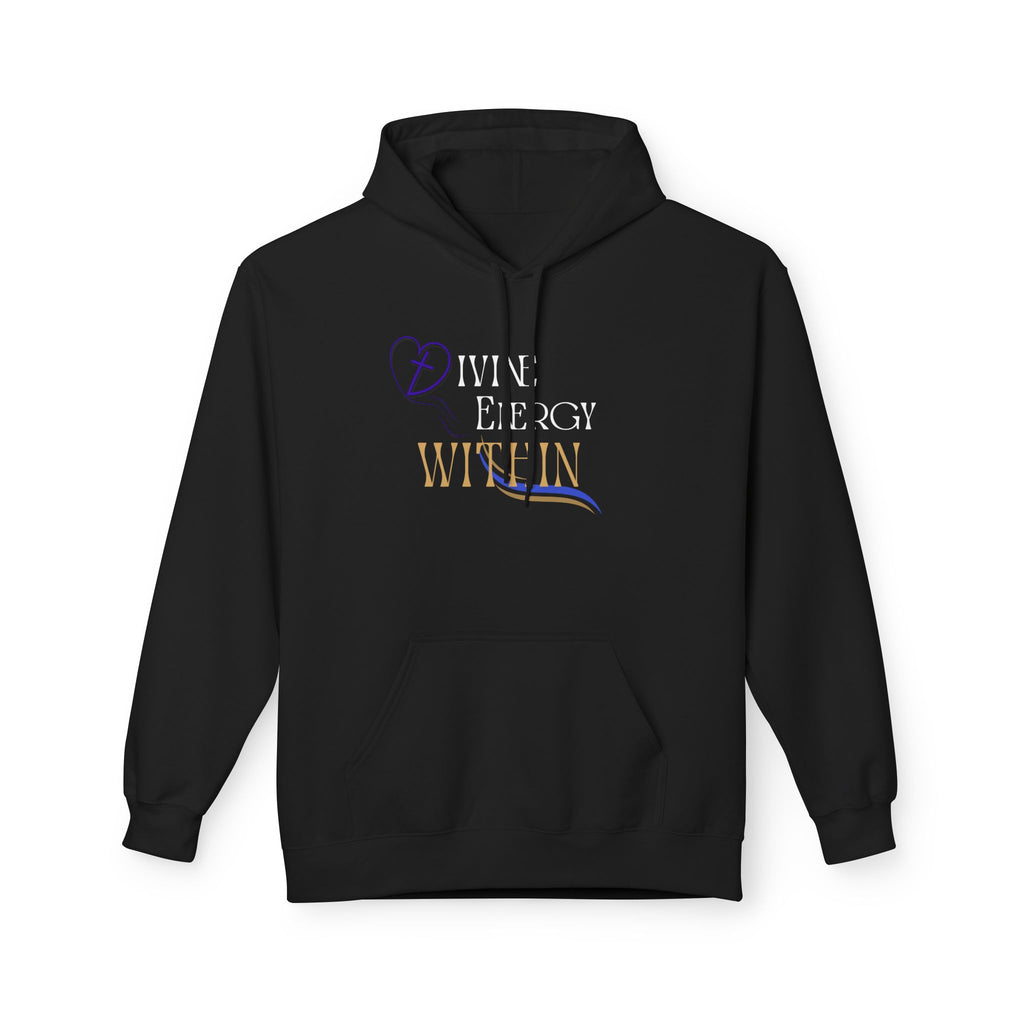 Divine Energy Within Hoodie – Unisex Spiritual Cozy  Sweatshirt, Faith & Light Collection, Inspirational Spiritual Apparel,  Motivational Gift