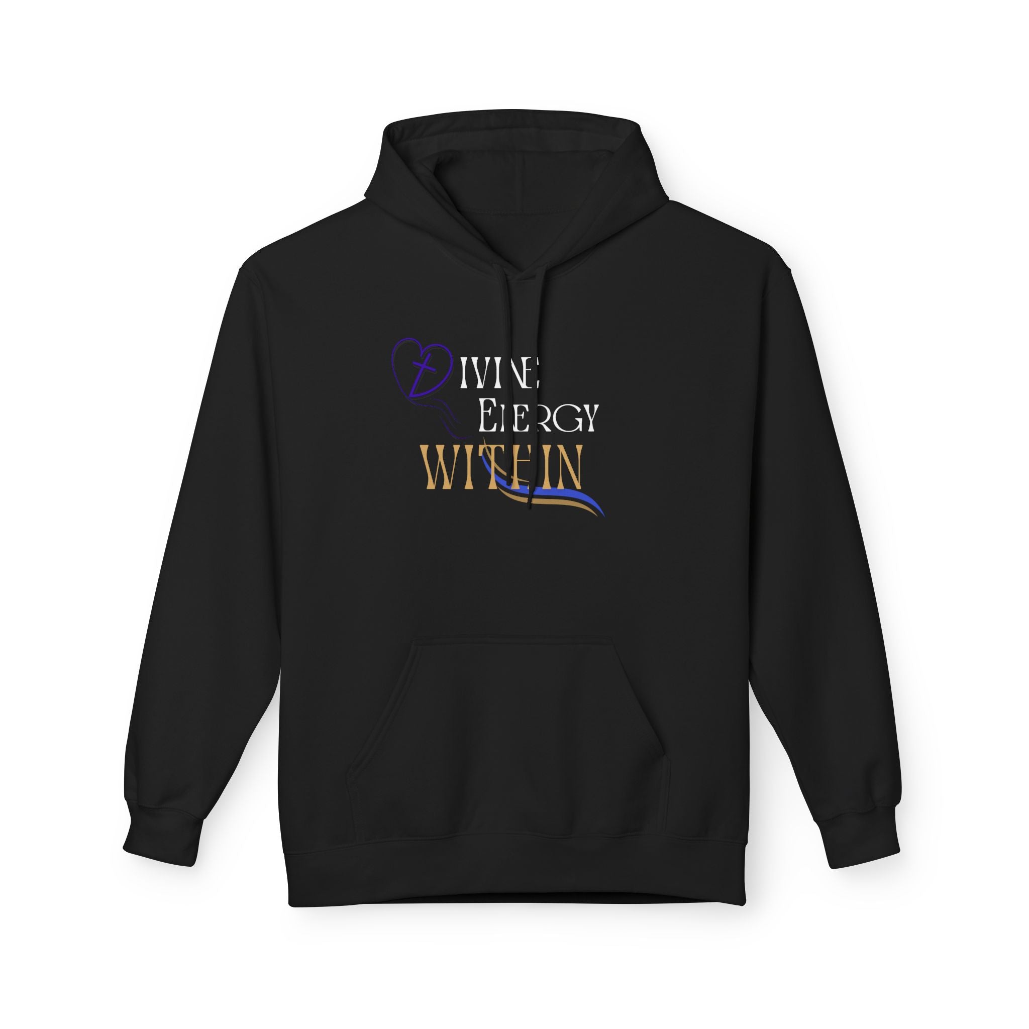 Divine Energy Within Hoodie – Unisex Spiritual Cozy  Sweatshirt, Faith & Light Collection, Inspirational Spiritual Apparel,  Motivational Gift