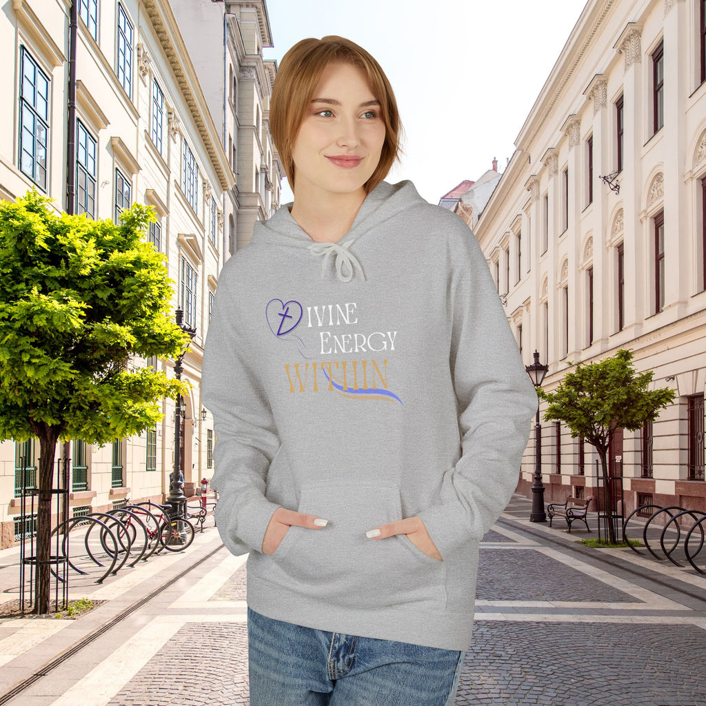 Divine Energy Within Hoodie – Unisex Spiritual Cozy  Sweatshirt, Faith & Light Collection, Inspirational Spiritual Apparel,  Motivational Gift