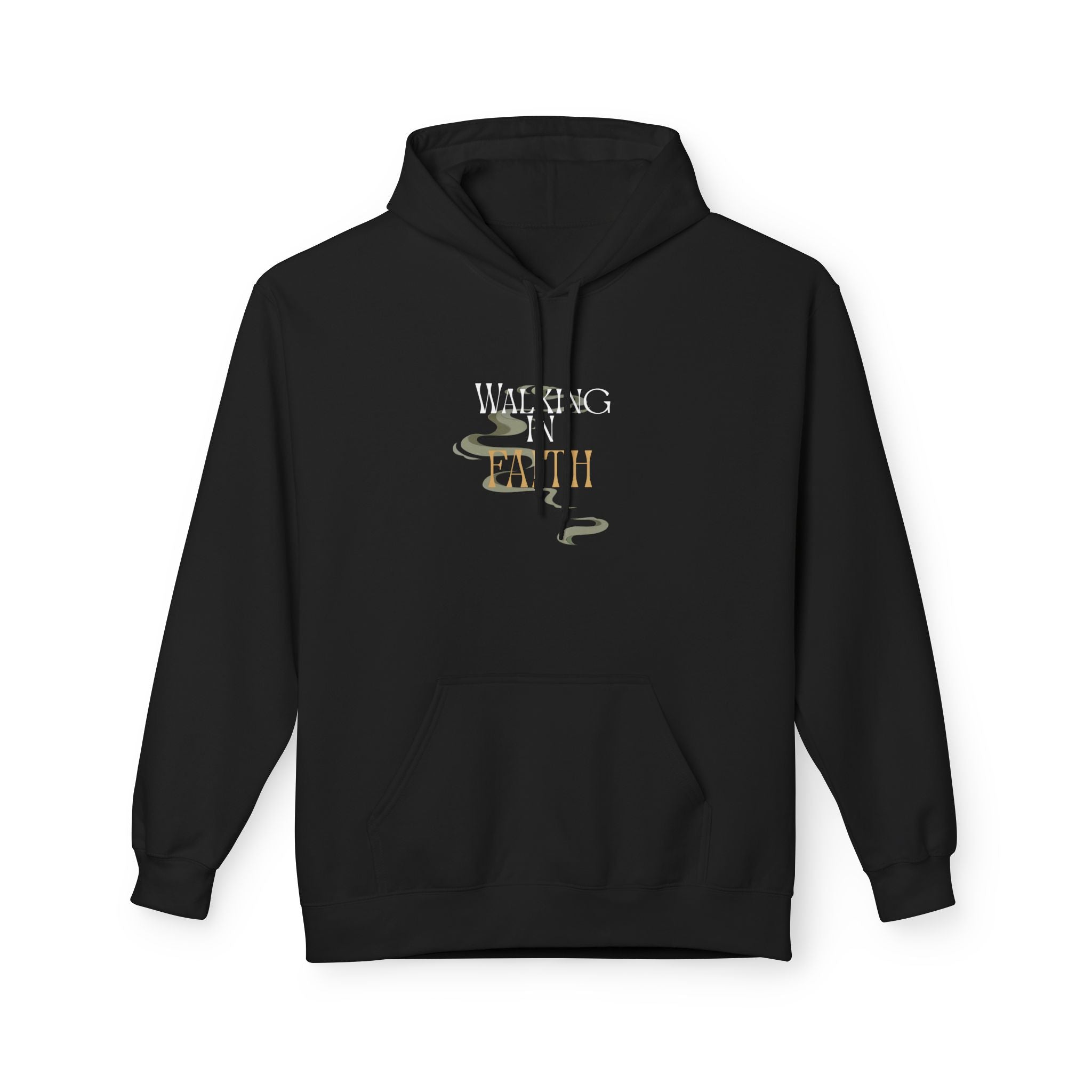 Walking in Faith Hoodie – Minimalist Unisex Sweatshirt, Christian Inspiration & Comfort ,  Inspirational Spiritual Apparel,  Motivational Gift