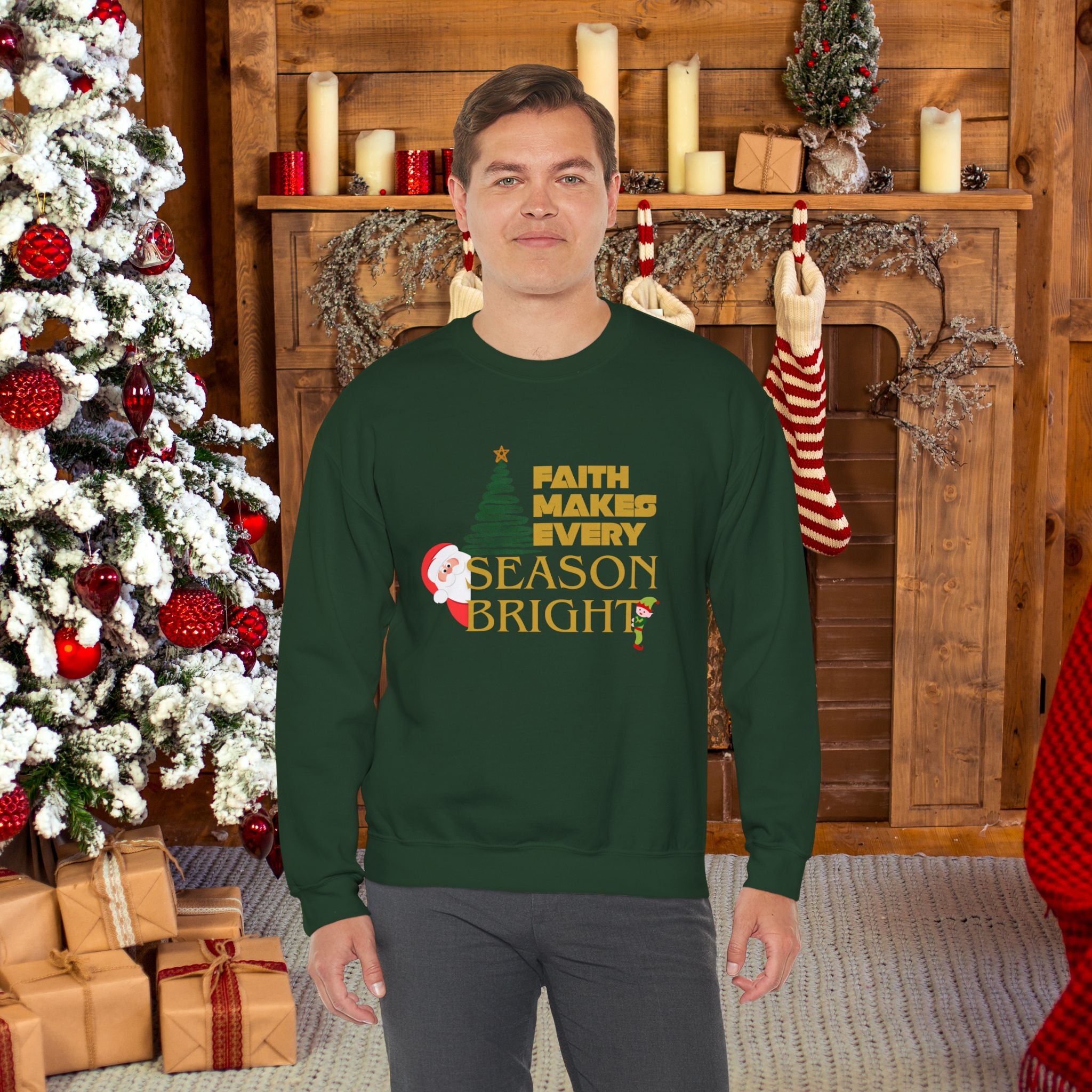 Crewneck Sweatshirt, Inspirational Sweatshirt, Faith-Based Apparel, Christian Gift, Cozy Church Wear