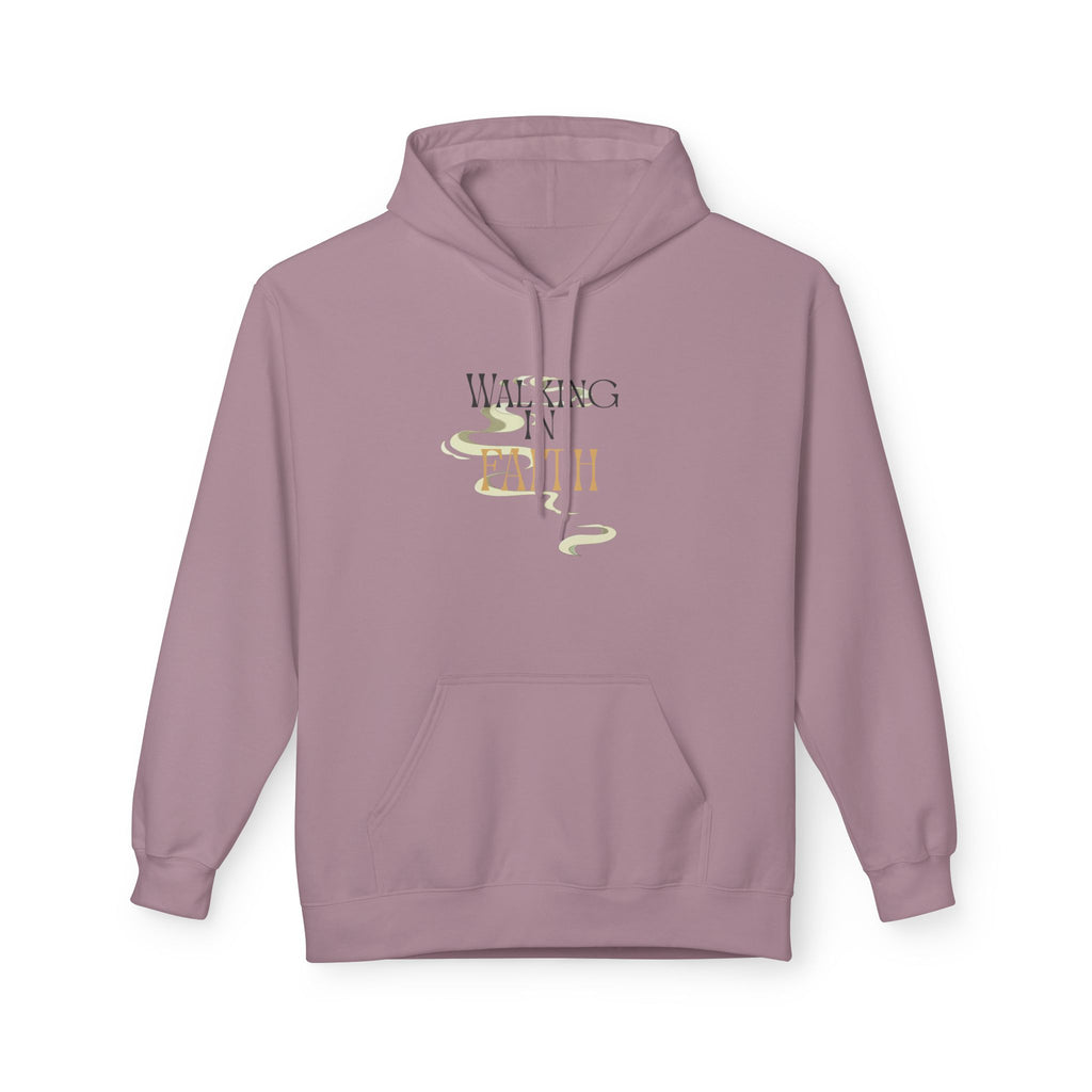 Sudadera con capucha "Caminando con Fe": sudadera minimalista unisex, inspiración cristiana y comodidad, prenda espiritual inspiradora, regalo motivacional