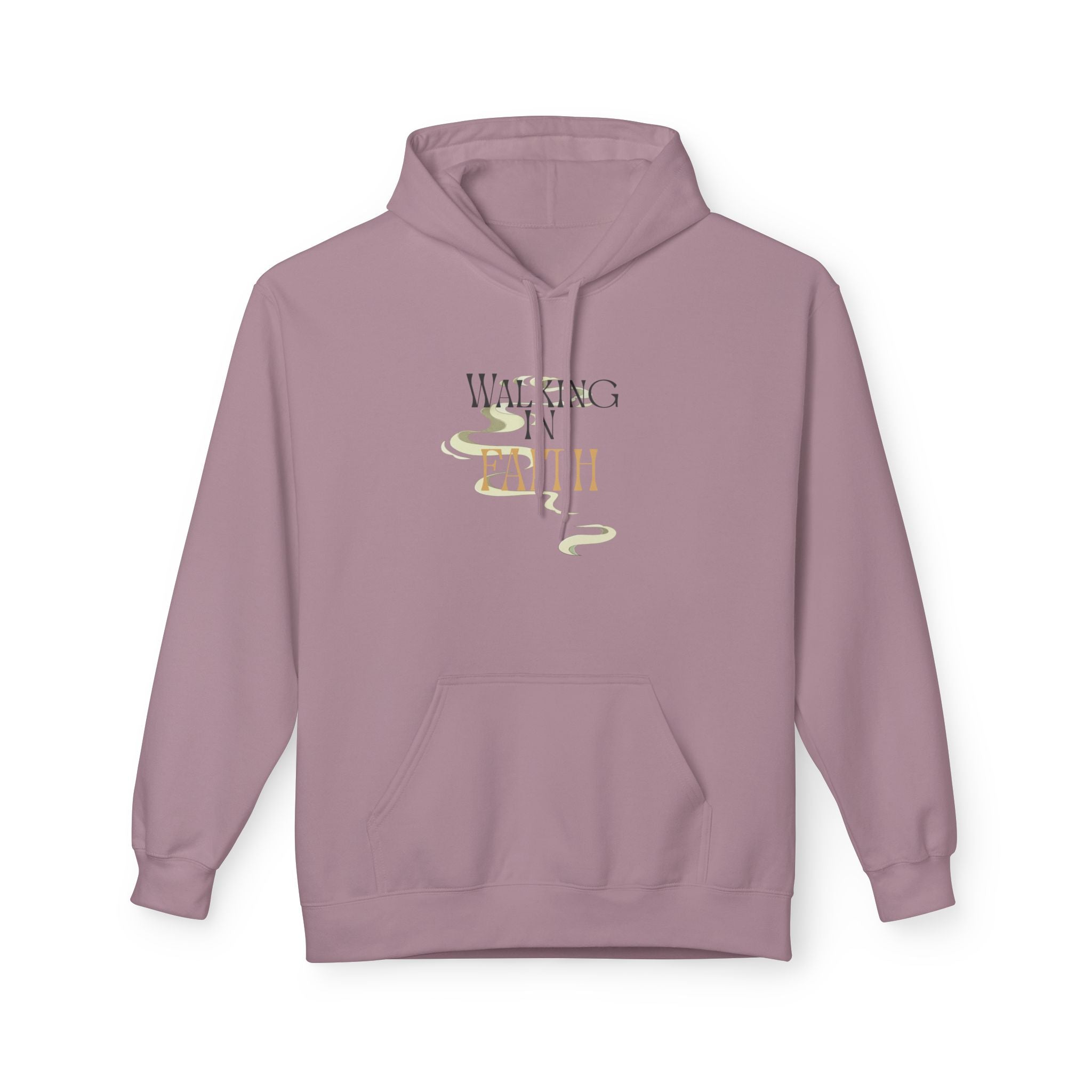 Walking in Faith Hoodie – Minimalist Unisex Sweatshirt, Christian Inspiration & Comfort ,  Inspirational Spiritual Apparel,  Motivational Gift