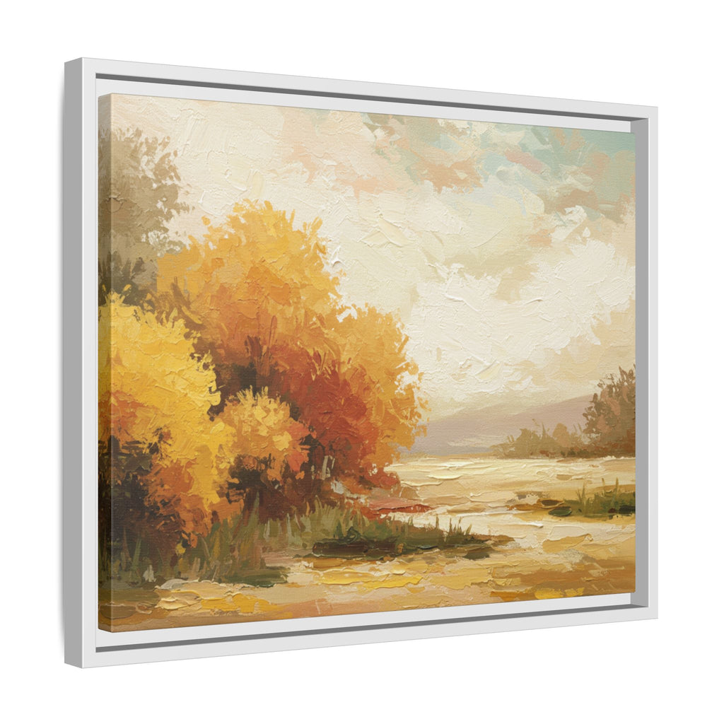 Autumn Landscape Framed Canvas Print, Perfect for Home Decor, Original Art, Gift for Nature Lovers, Wall Art, Fall Decor