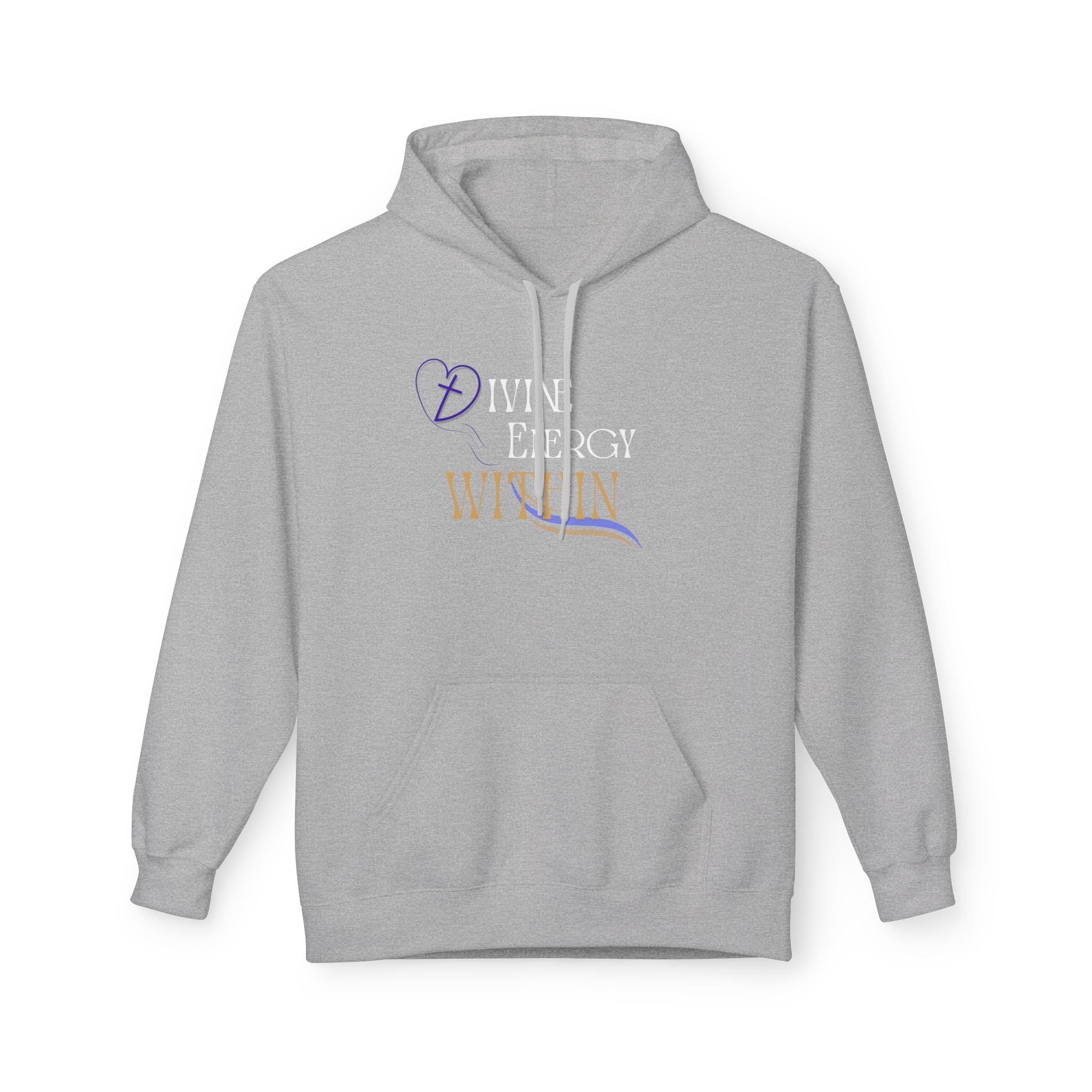 Divine Energy Within Hoodie – Unisex Spiritual Cozy  Sweatshirt, Faith & Light Collection, Inspirational Spiritual Apparel,  Motivational Gift