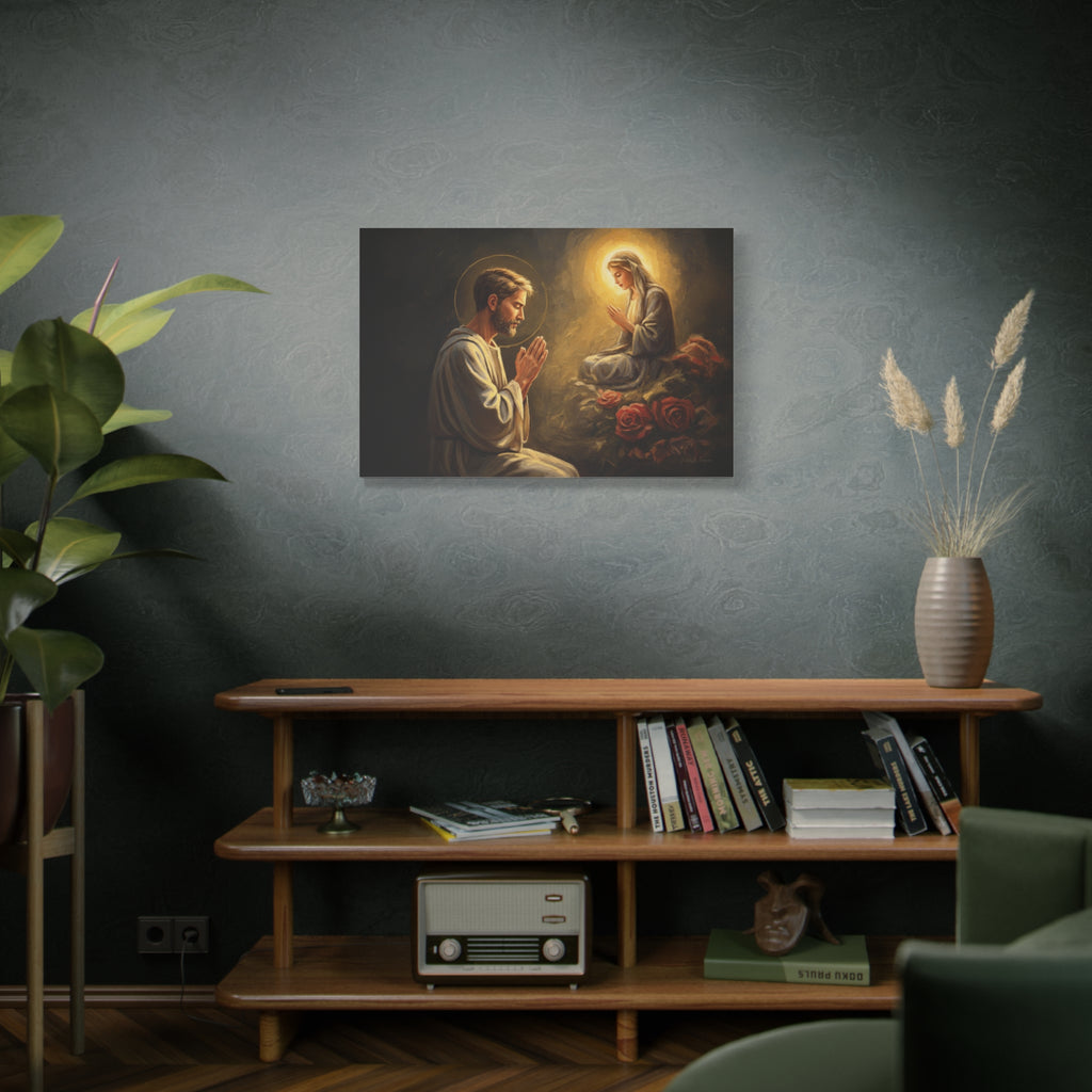 Faith-Inspired Matte Canvas Art, Spiritual Wall Decor, Prayer Artwork, Religious Gift, Home Blessing, Christian Decor