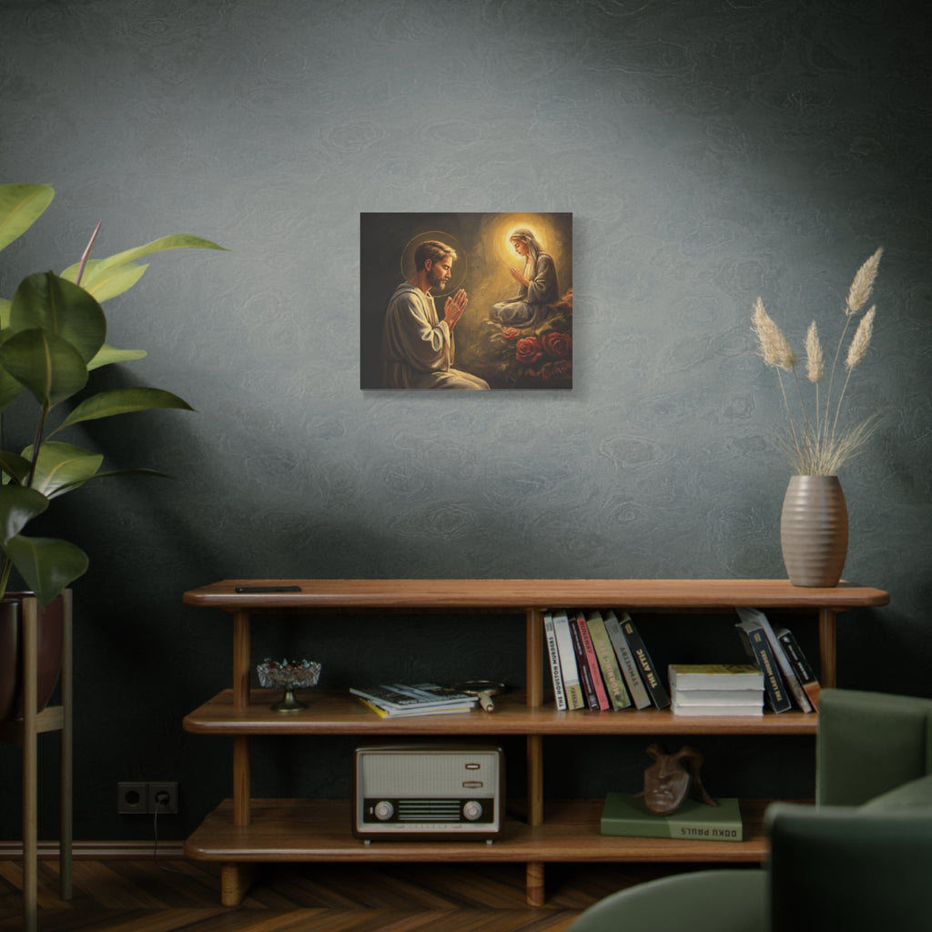 Faith-Inspired Matte Canvas Art, Spiritual Wall Decor, Prayer Artwork, Religious Gift, Home Blessing, Christian Decor