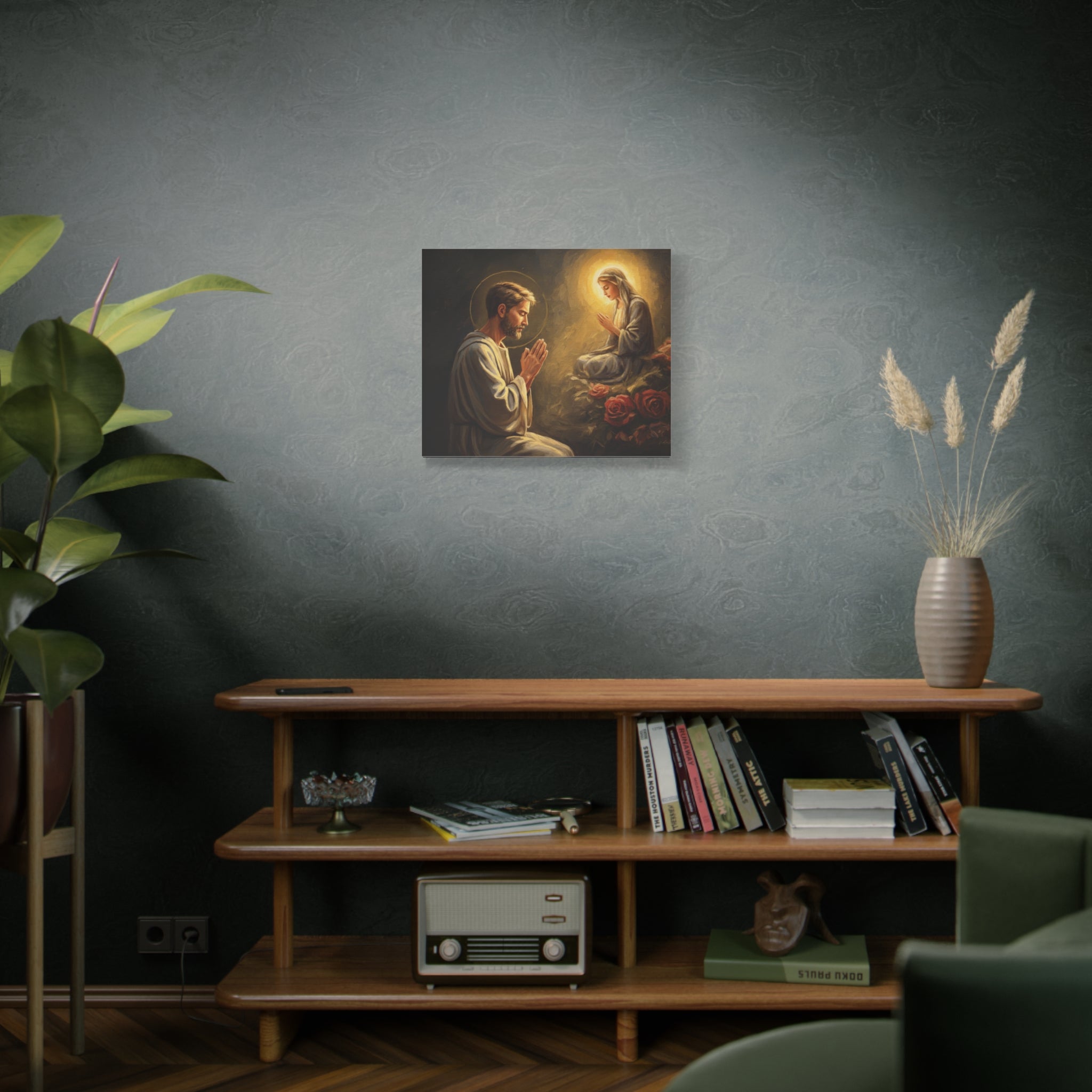 Faith-Inspired Matte Canvas Art, Spiritual Wall Decor, Prayer Artwork, Religious Gift, Home Blessing, Christian Decor