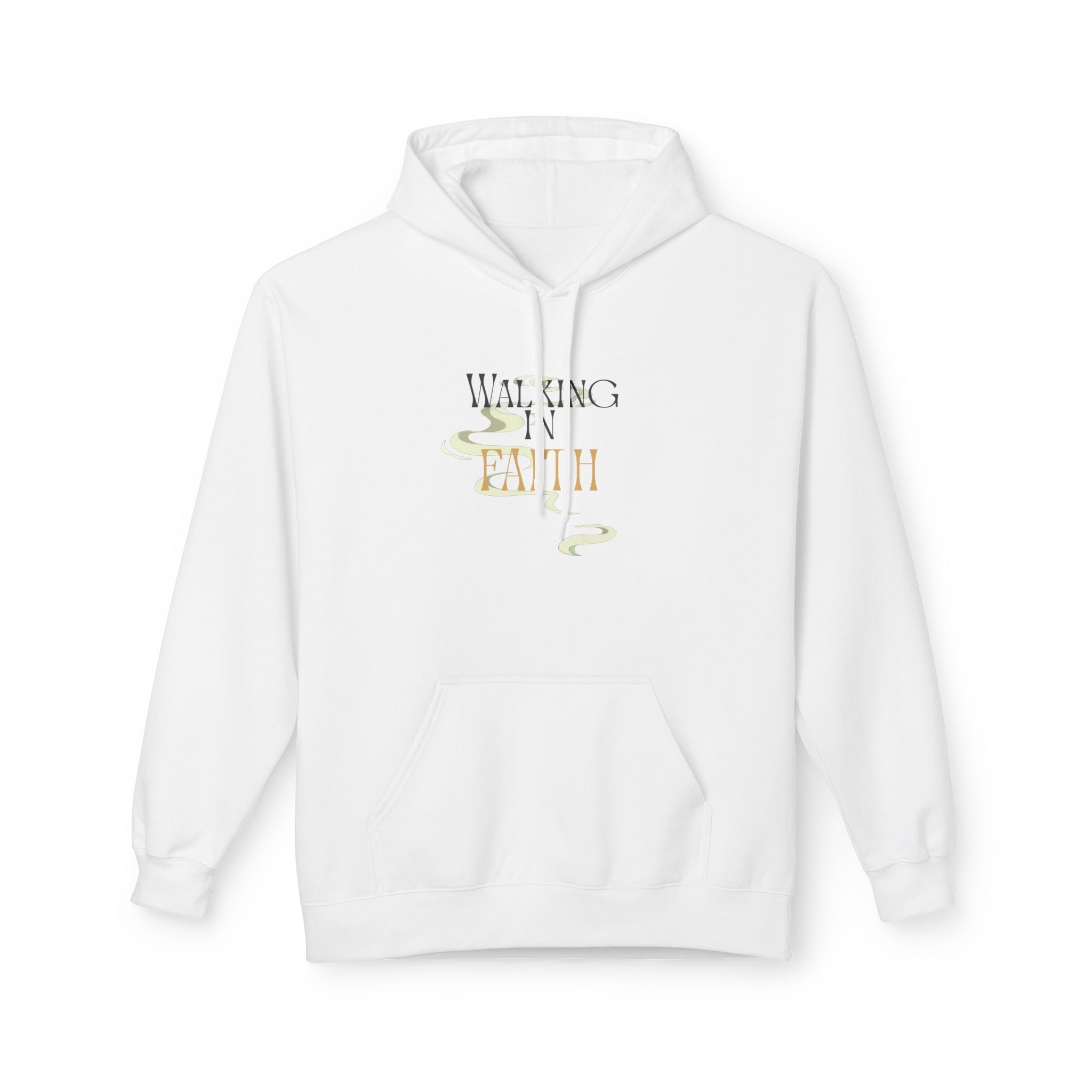 Walking in Faith Hoodie – Minimalist Unisex Sweatshirt, Christian Inspiration & Comfort ,  Inspirational Spiritual Apparel,  Motivational Gift