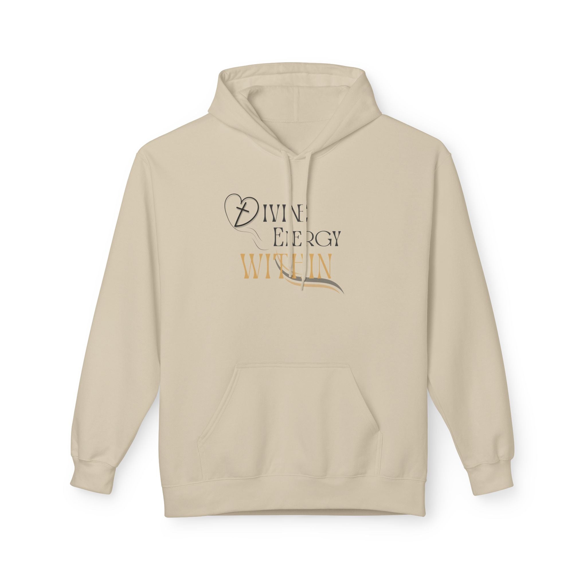 Divine Energy Within Hoodie – Unisex Spiritual Cozy  Sweatshirt, Faith & Light Collection, Inspirational Spiritual Apparel,  Motivational Gift