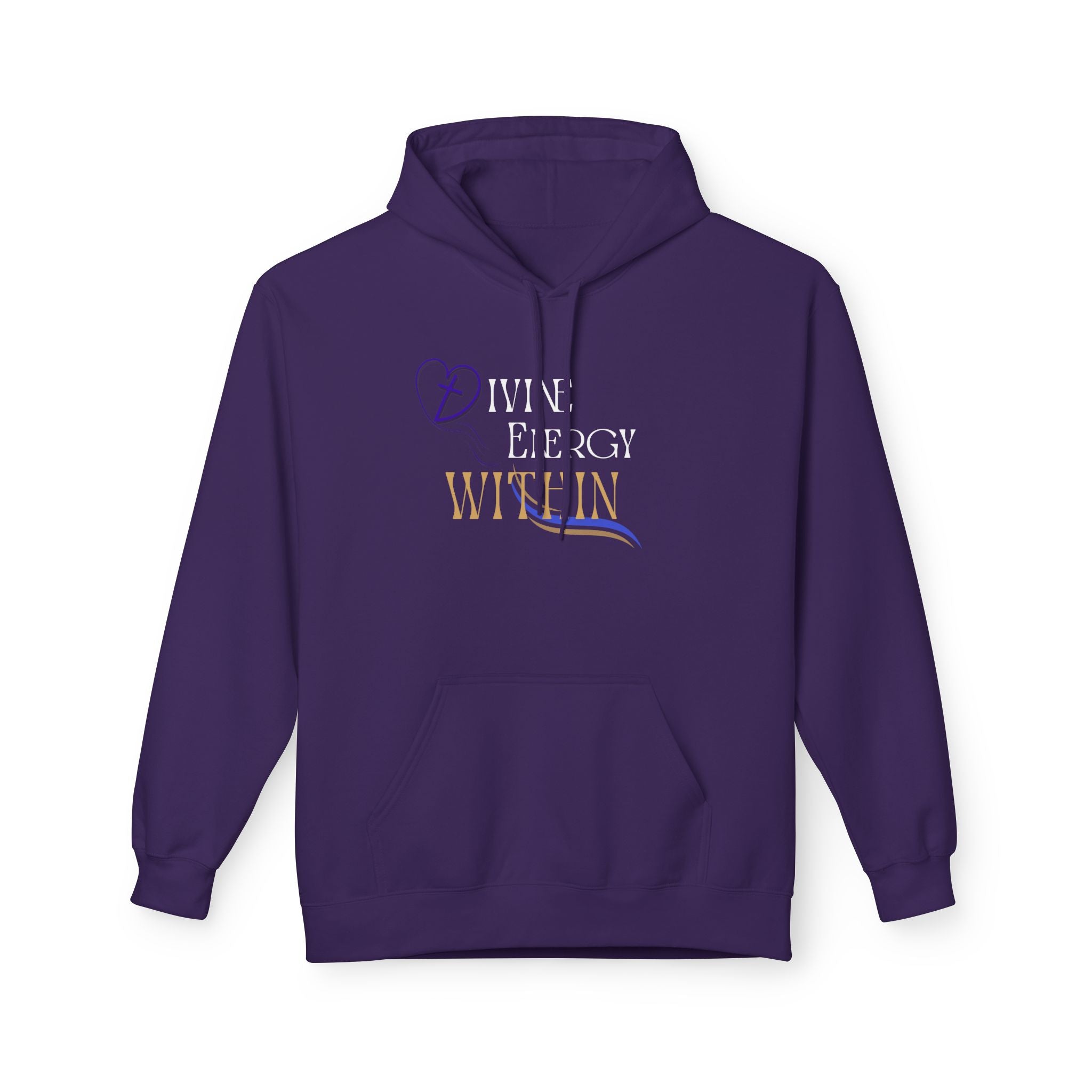 Divine Energy Within Hoodie – Unisex Spiritual Cozy  Sweatshirt, Faith & Light Collection, Inspirational Spiritual Apparel,  Motivational Gift