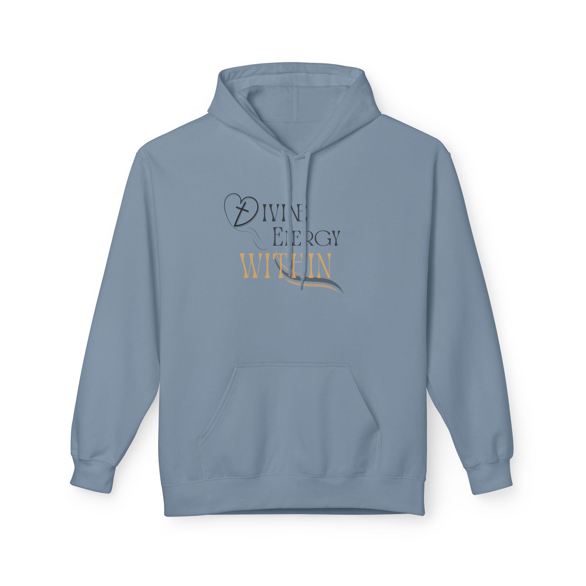 Divine Energy Within Hoodie – Unisex Spiritual Cozy  Sweatshirt, Faith & Light Collection, Inspirational Spiritual Apparel,  Motivational Gift