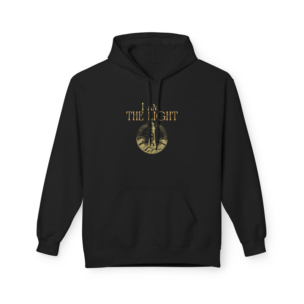 “I AM THE LIGHT Unisex Hoodie, Cozy Inspirational Sweatshirt, Faith Apparel for Men & Women, Spiritual Motivational Gift Idea”
