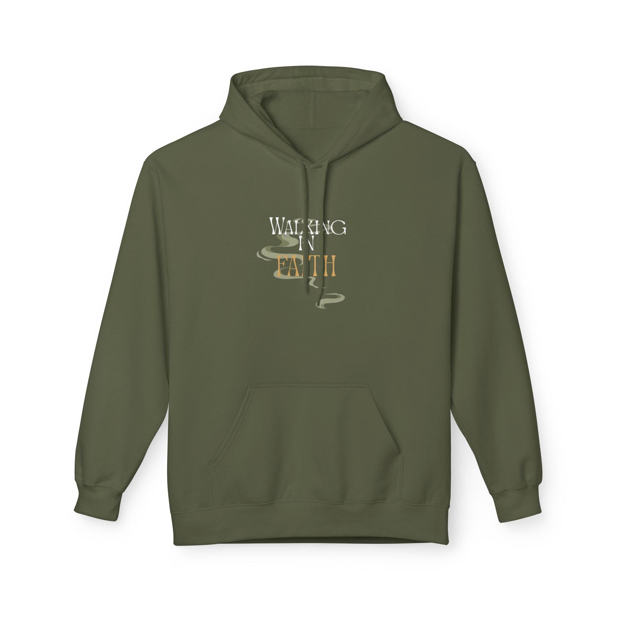 Walking in Faith Hoodie – Minimalist Unisex Sweatshirt, Christian Inspiration & Comfort ,  Inspirational Spiritual Apparel,  Motivational Gift