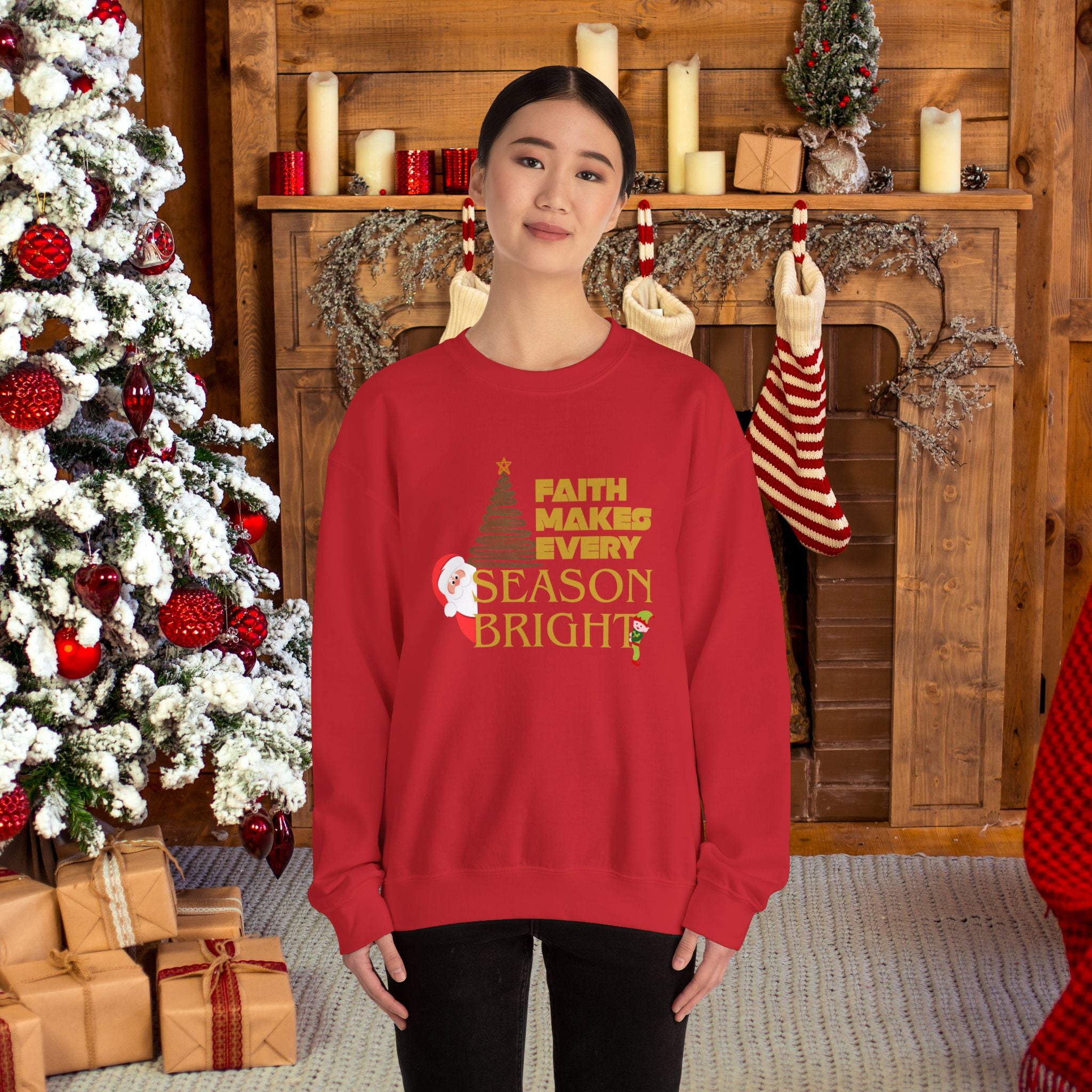 Crewneck Sweatshirt, Inspirational Sweatshirt, Faith-Based Apparel, Christian Gift, Cozy Church Wear