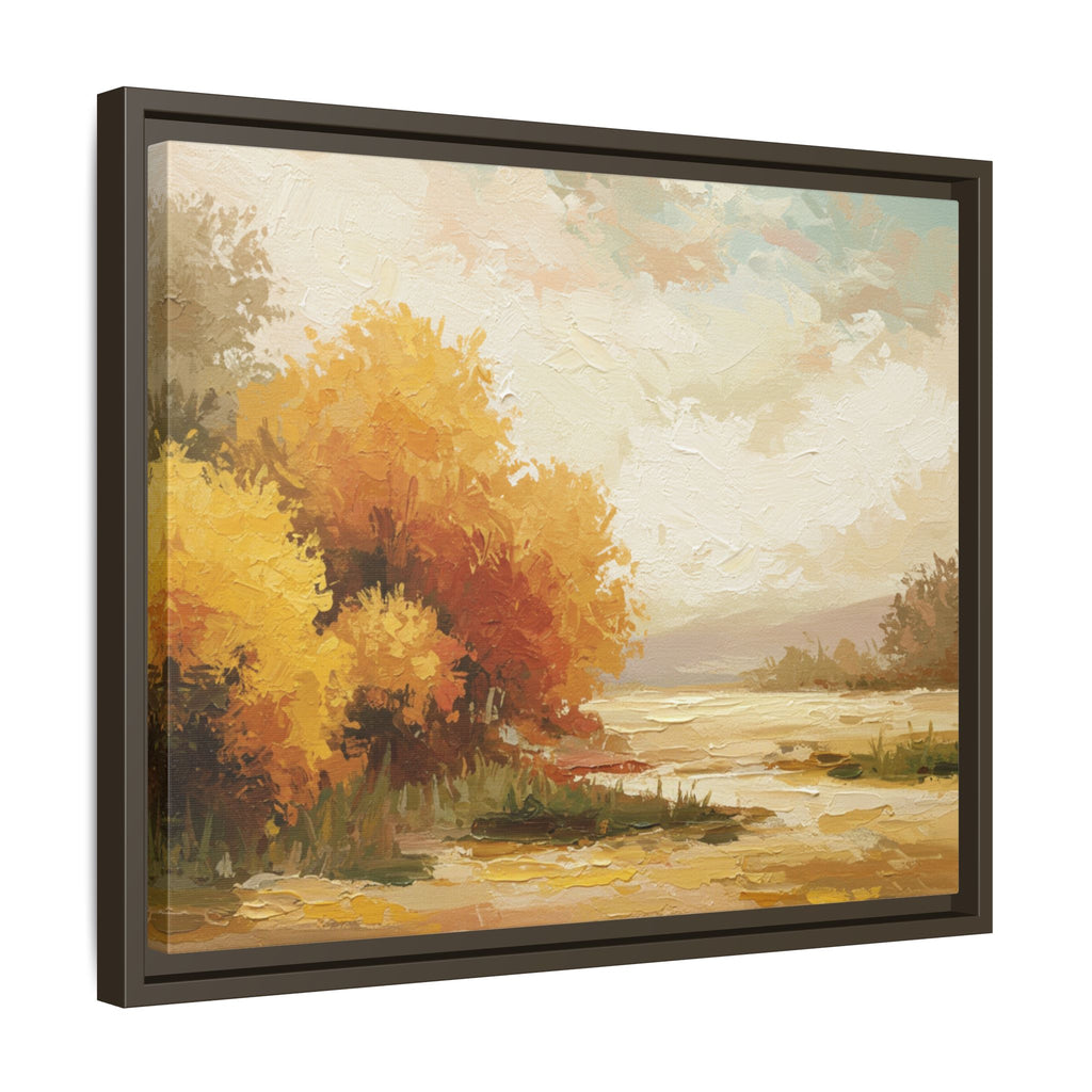 Autumn Landscape Framed Canvas Print, Perfect for Home Decor, Original Art, Gift for Nature Lovers, Wall Art, Fall Decor