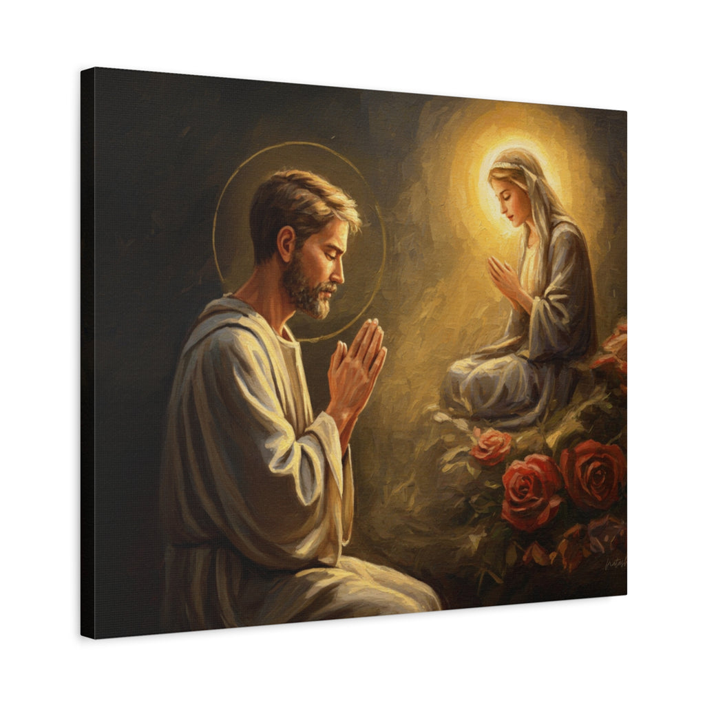 Faith-Inspired Matte Canvas Art, Spiritual Wall Decor, Prayer Artwork, Religious Gift, Home Blessing, Christian Decor