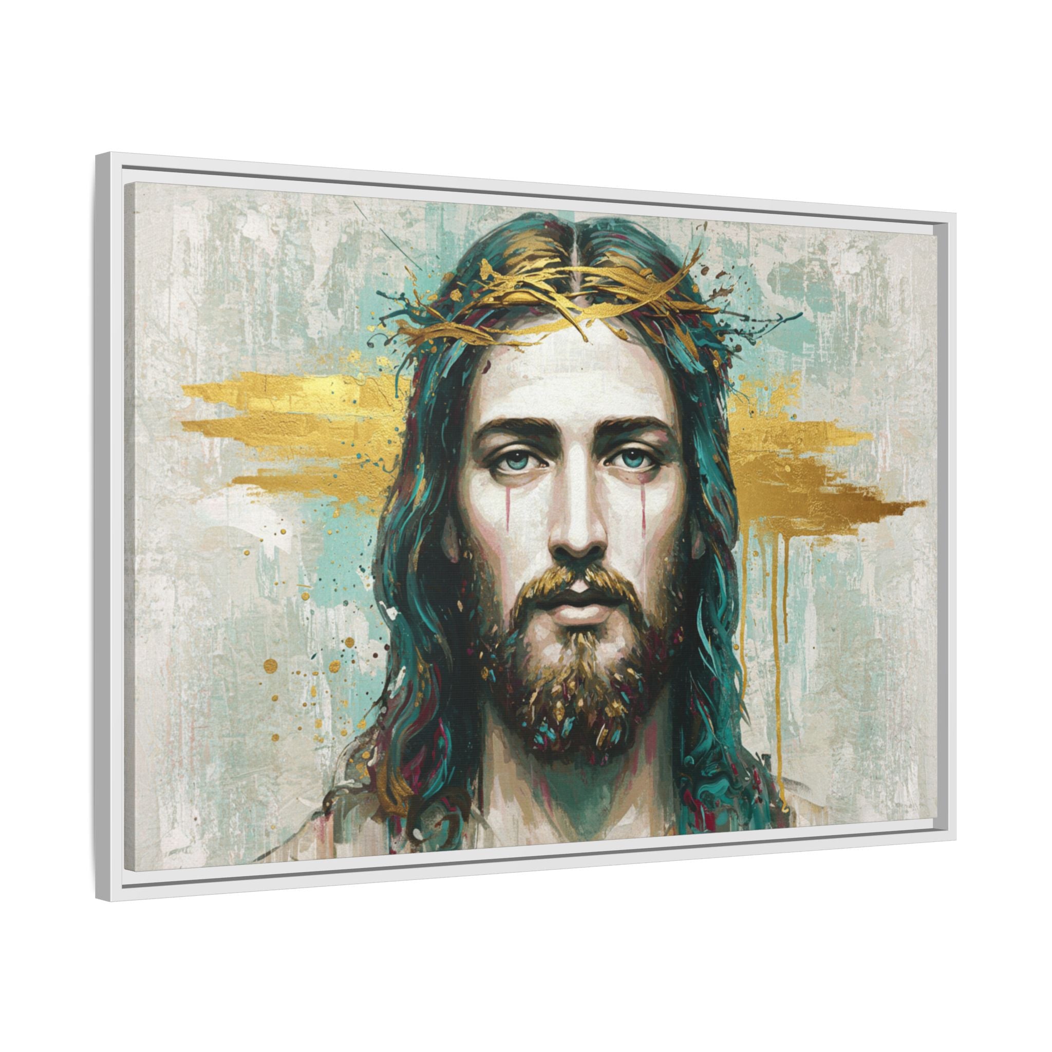 Jesus Face Framed Matte Canvas Art - Multi-Color Religious Wall Decor, Unique Gift for Faith Lovers, Home Decoration, Christian Art, [...]