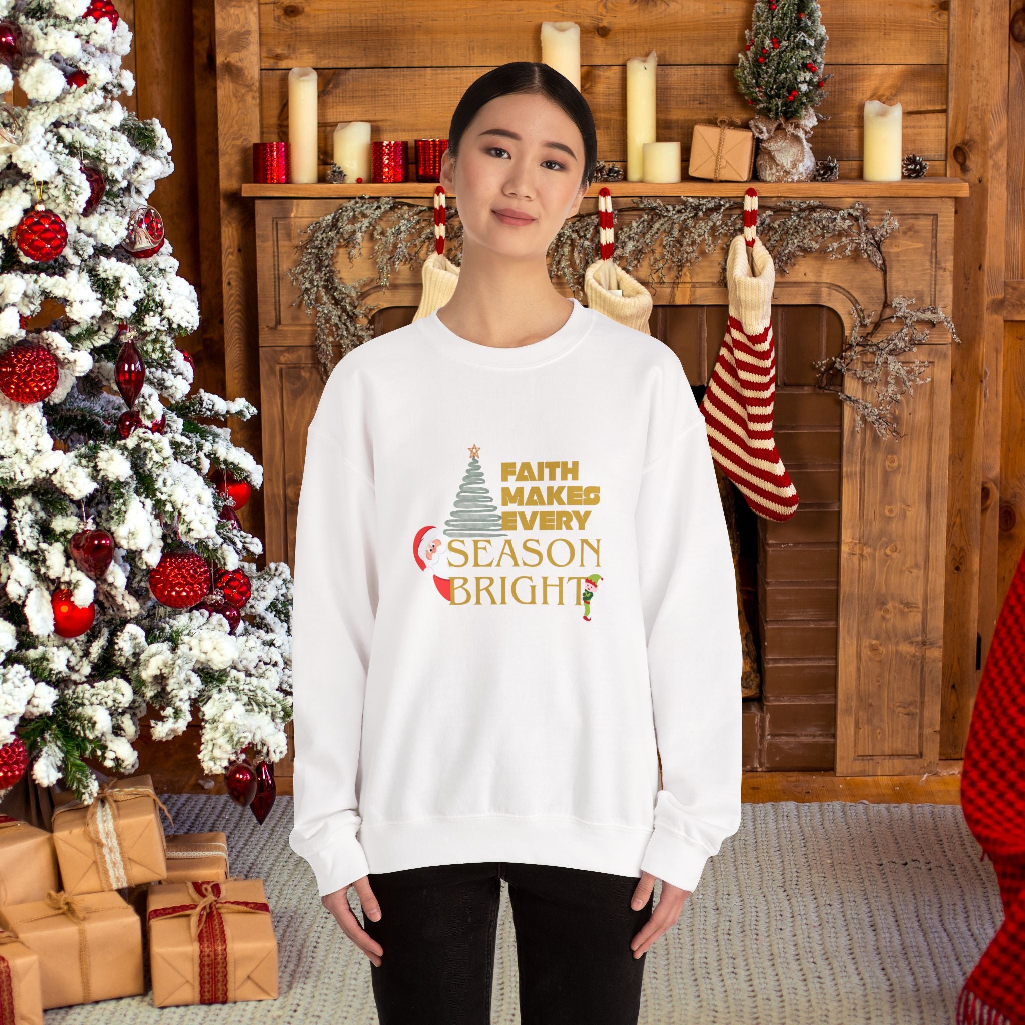 Crewneck Sweatshirt, Inspirational Sweatshirt, Faith-Based Apparel, Christian Gift, Cozy Church Wear