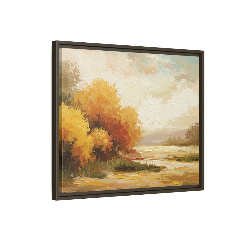 Autumn Landscape Framed Canvas Print, Perfect for Home Decor, Original Art, Gift for Nature Lovers, Wall Art, Fall Decor